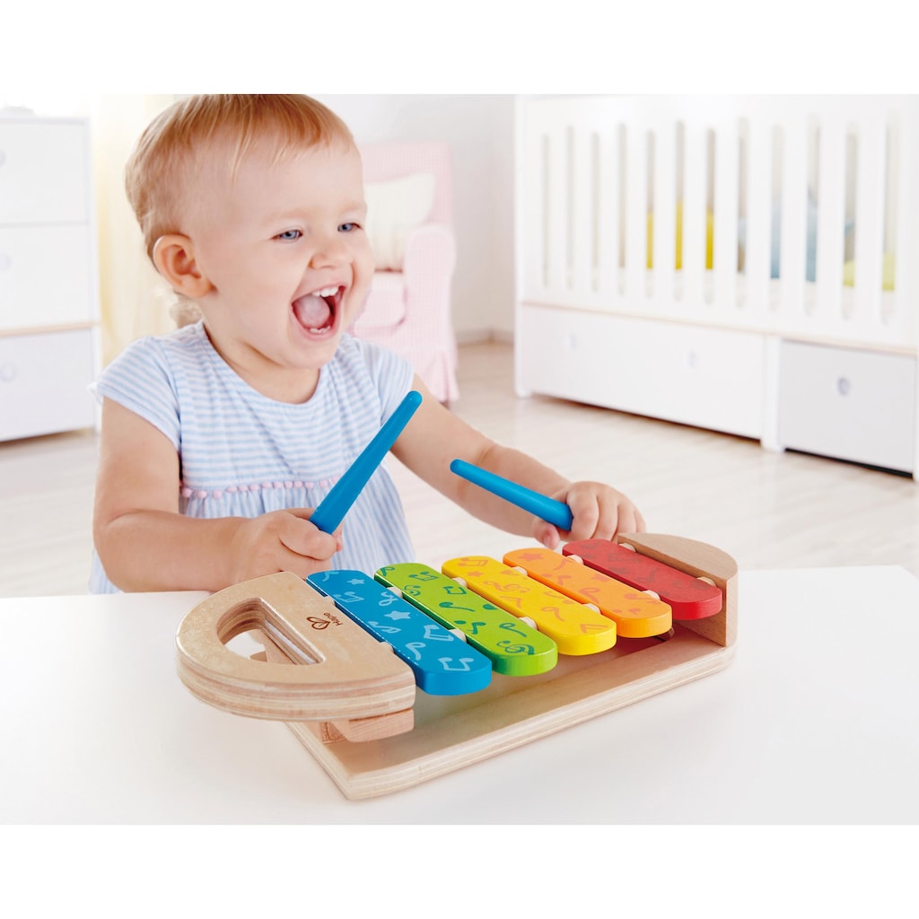 Hape Spielzeug-Musikinstrument »Regenbogen Xylophon«