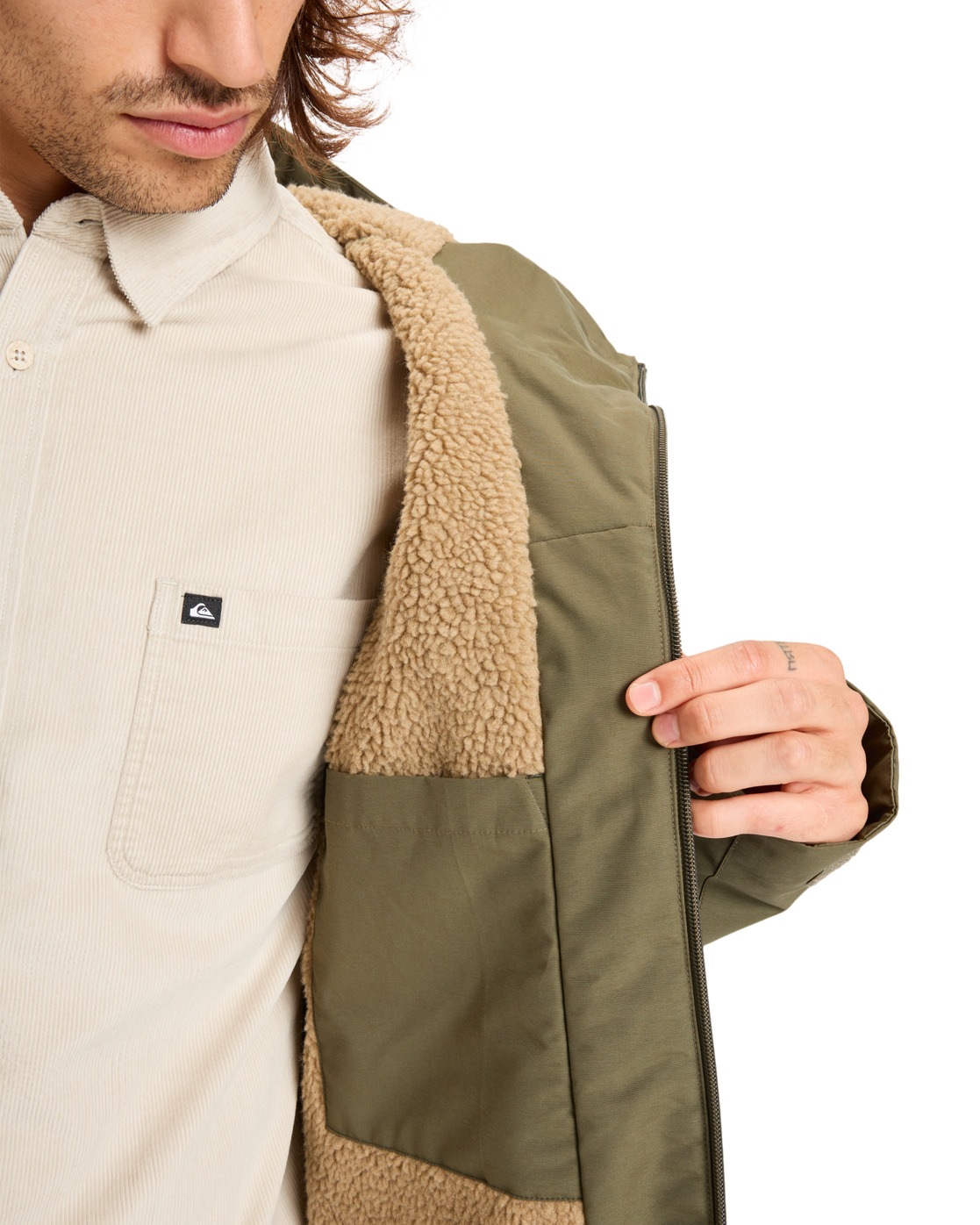 Quiksilver Regenjacke »Overcast 3K Parka« mit Kapuze