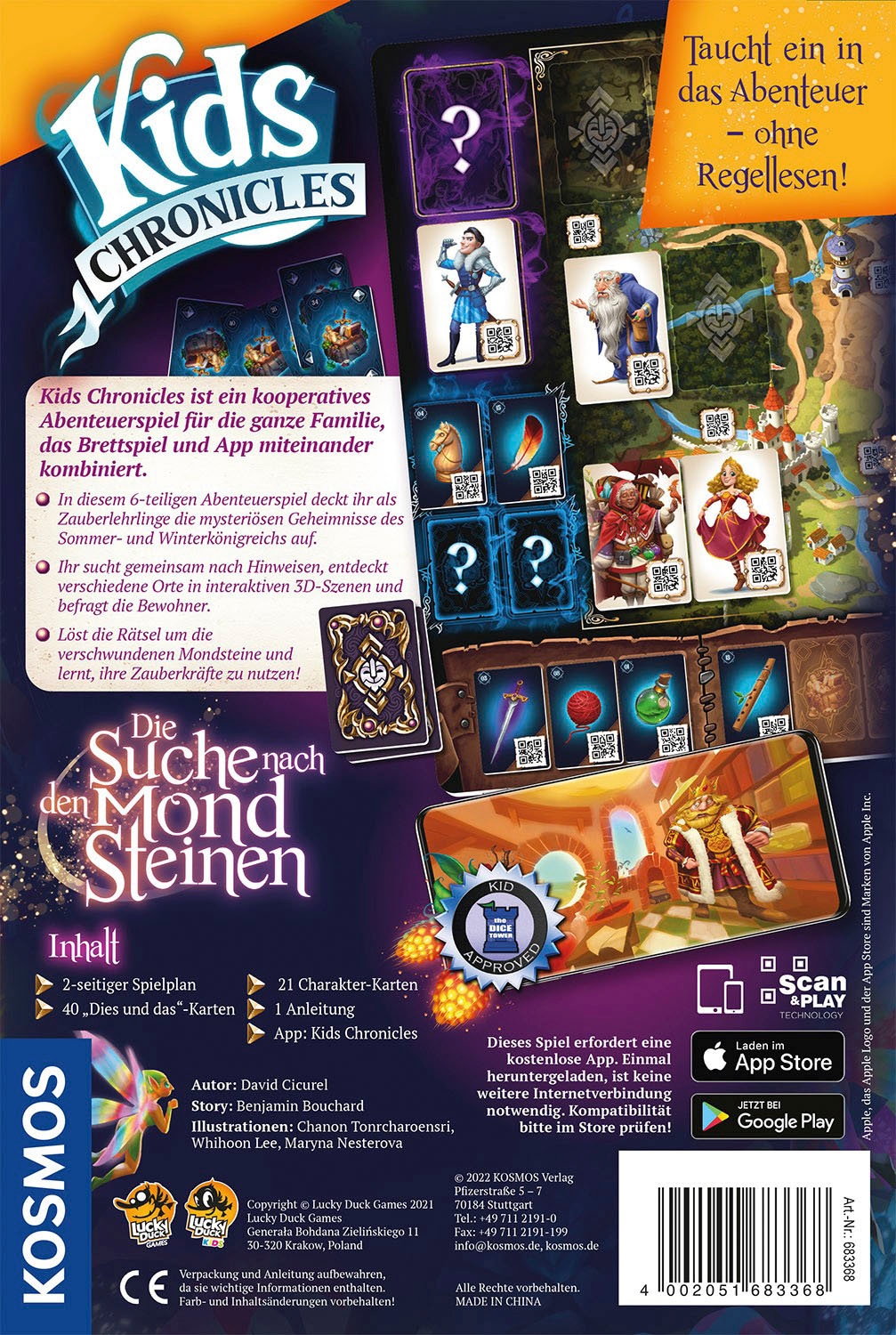 Kosmos Spiel »Kids Chronicles - Die Suche nach den Mondsteinen«