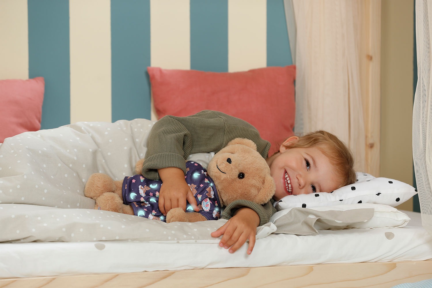 Baby Born Kuscheltier »Teddy mit leuchtendem Schlafanzug«