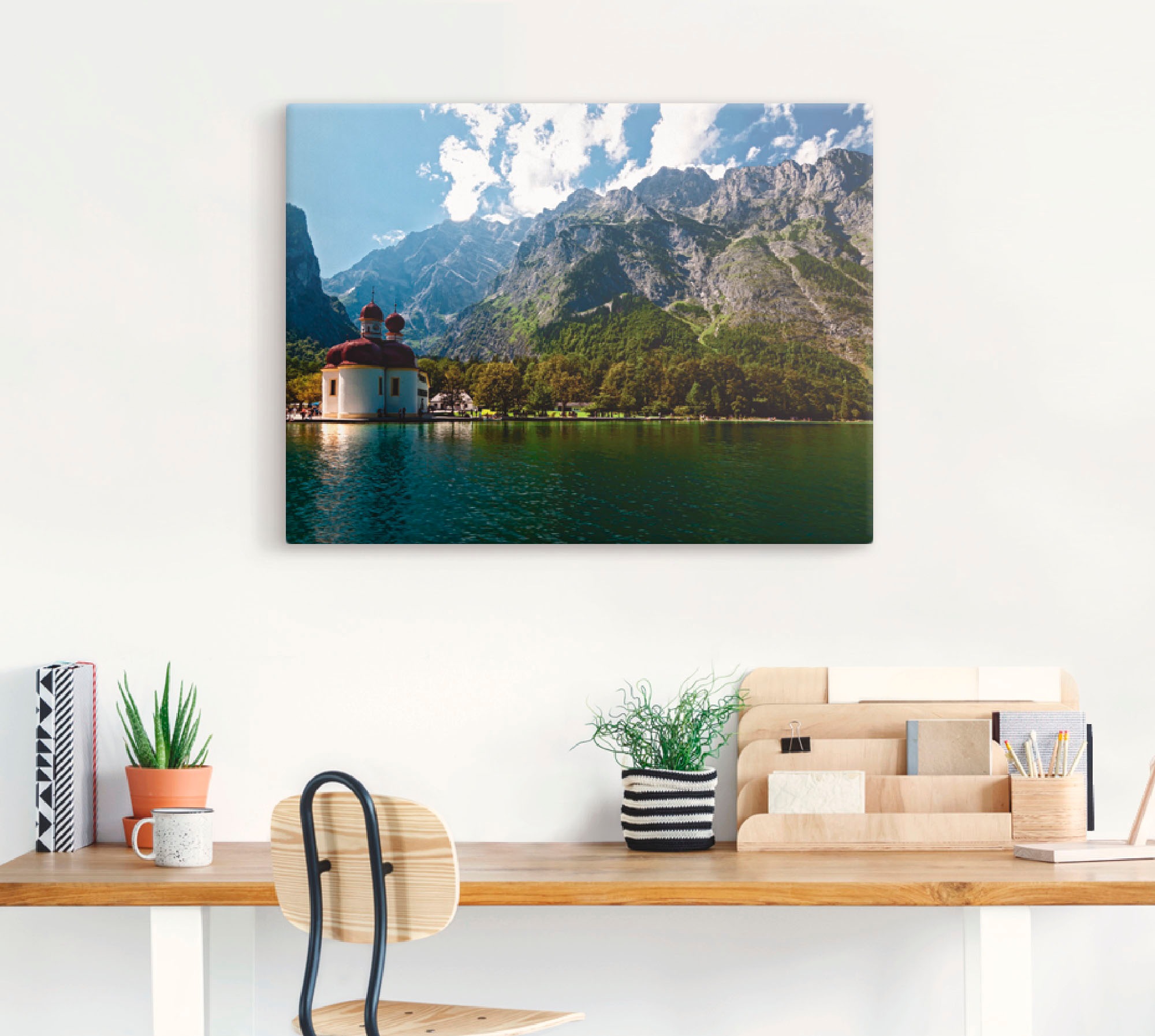 Artland Wandbild »St. Bartholomä (Königssee) I« Berge 1 Stk. tlg. als Leinwandbild, Poster, Wandaufkleber in verschied. Größen