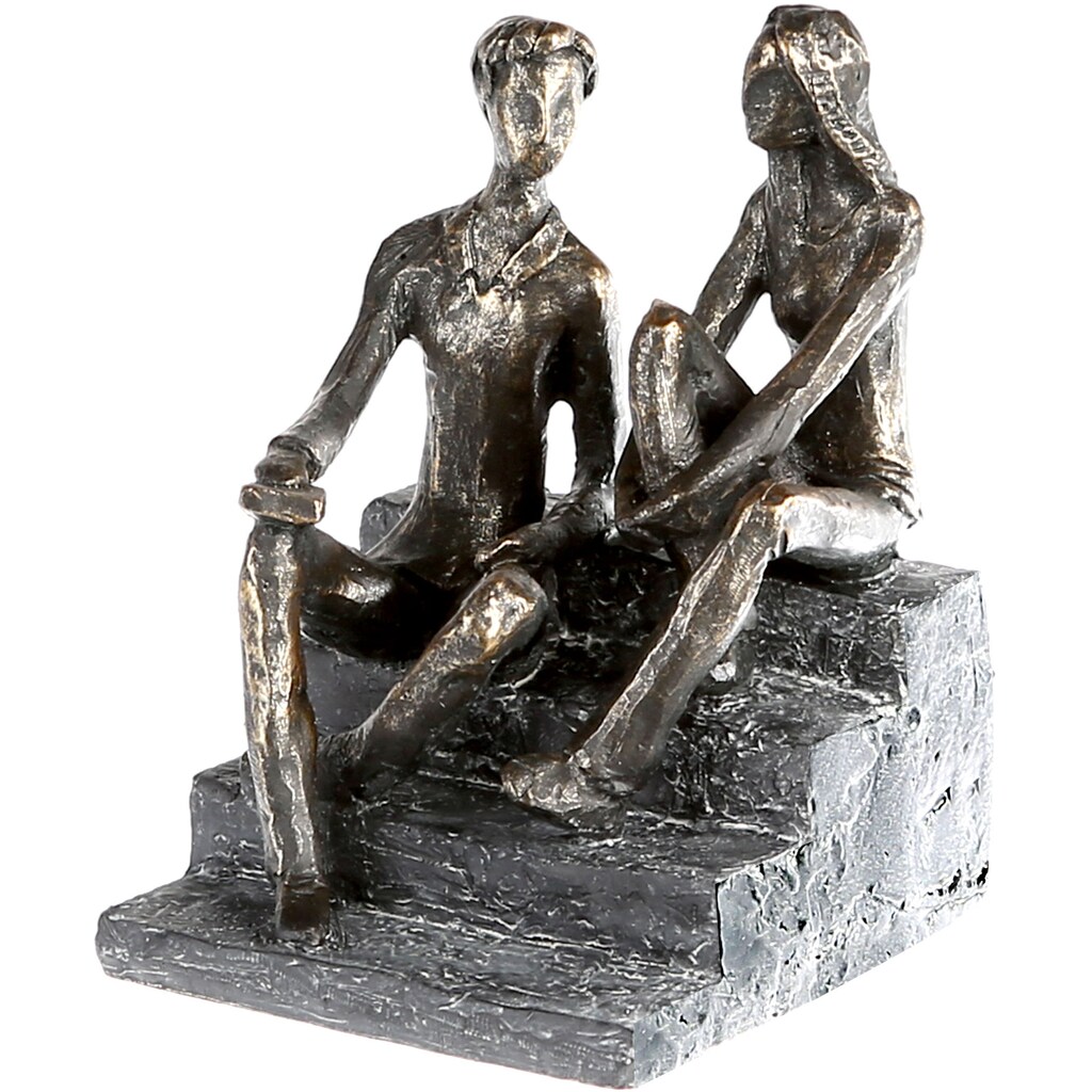 Casablanca by Gilde Dekofigur »Skulptur Discussion, bronzefarben/grau«