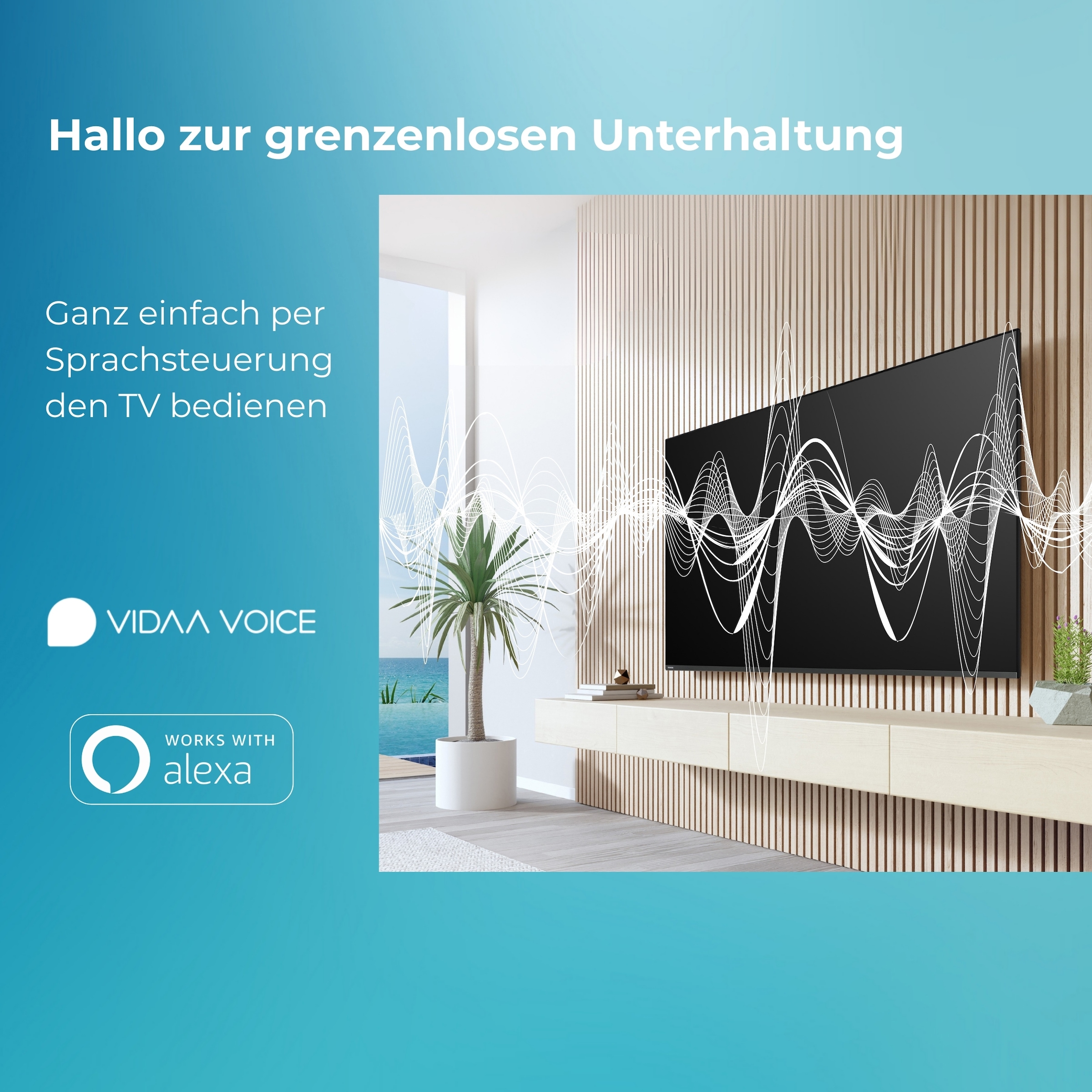 Toshiba LED-Fernseher »55QV1563DDW« 139 cm/55 ″ Smart-TV