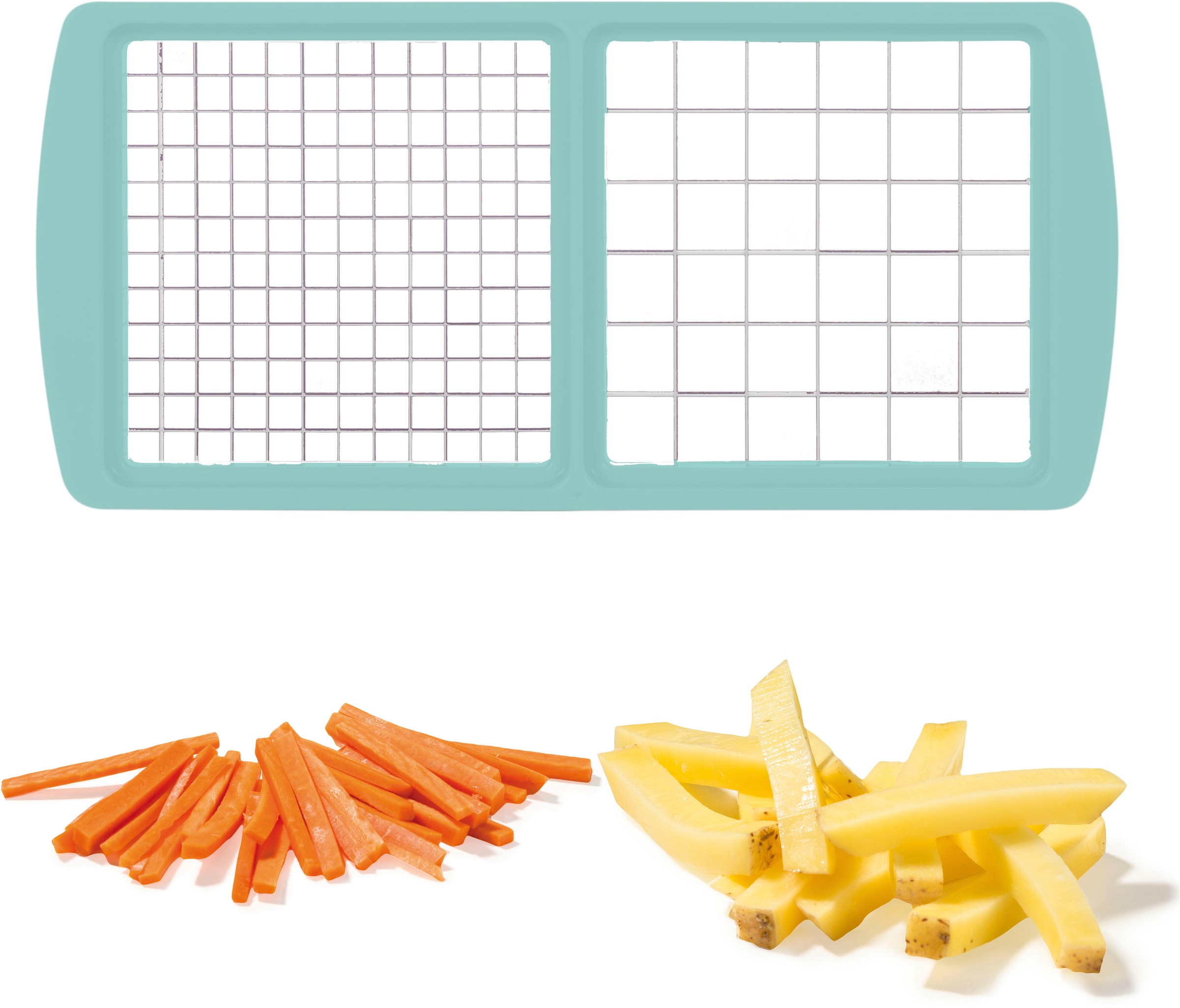 Genius Zerkleinerer »Nicer Dicer Fusion Set 13-tlg.«, Einfach, praktisch, sicher und platzsparend!