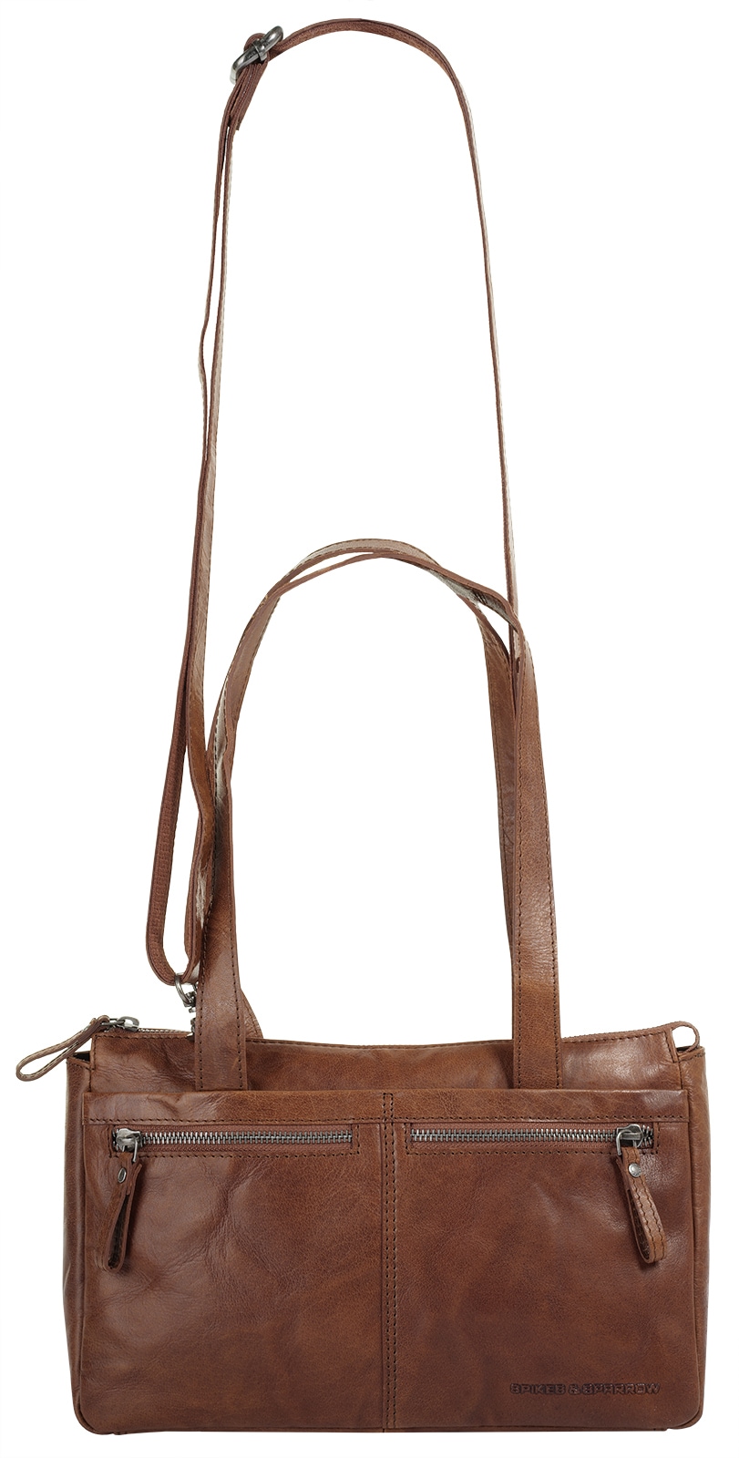 Spikes & Sparrow Henkeltasche, echt Leder