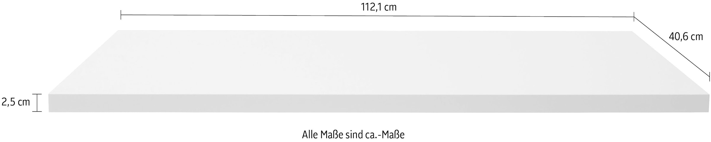 Müller SMALL LIVING Einlegeboden »M20-SB-FB-03«, passend zu Modular Plus Kommode 120 cm