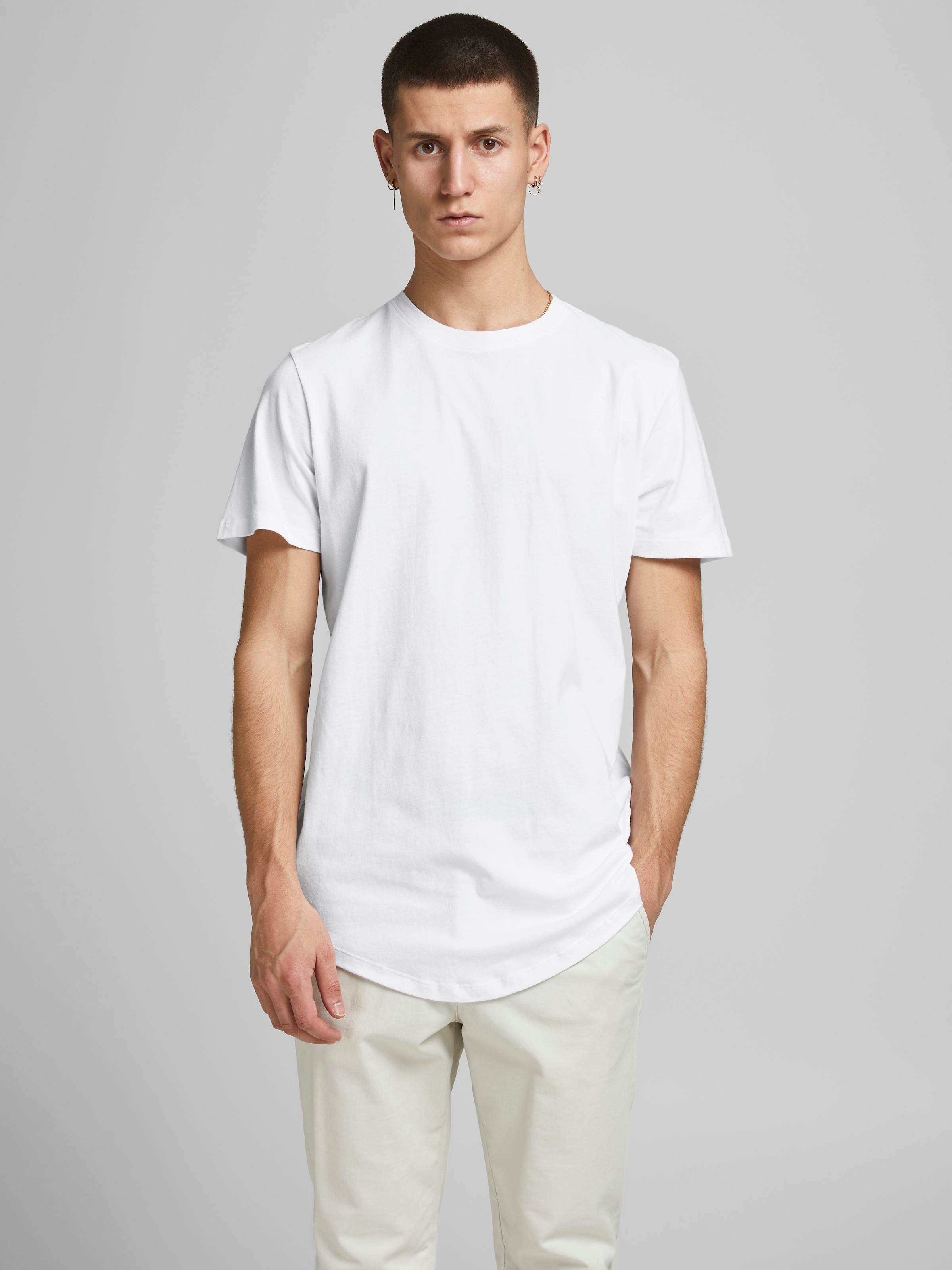 Jack & Jones Rundhalsshirt »JJENOA TEE SS CREW NECK 3PK MP NOOS« Packung, 3er-Pack, 3 Stk.