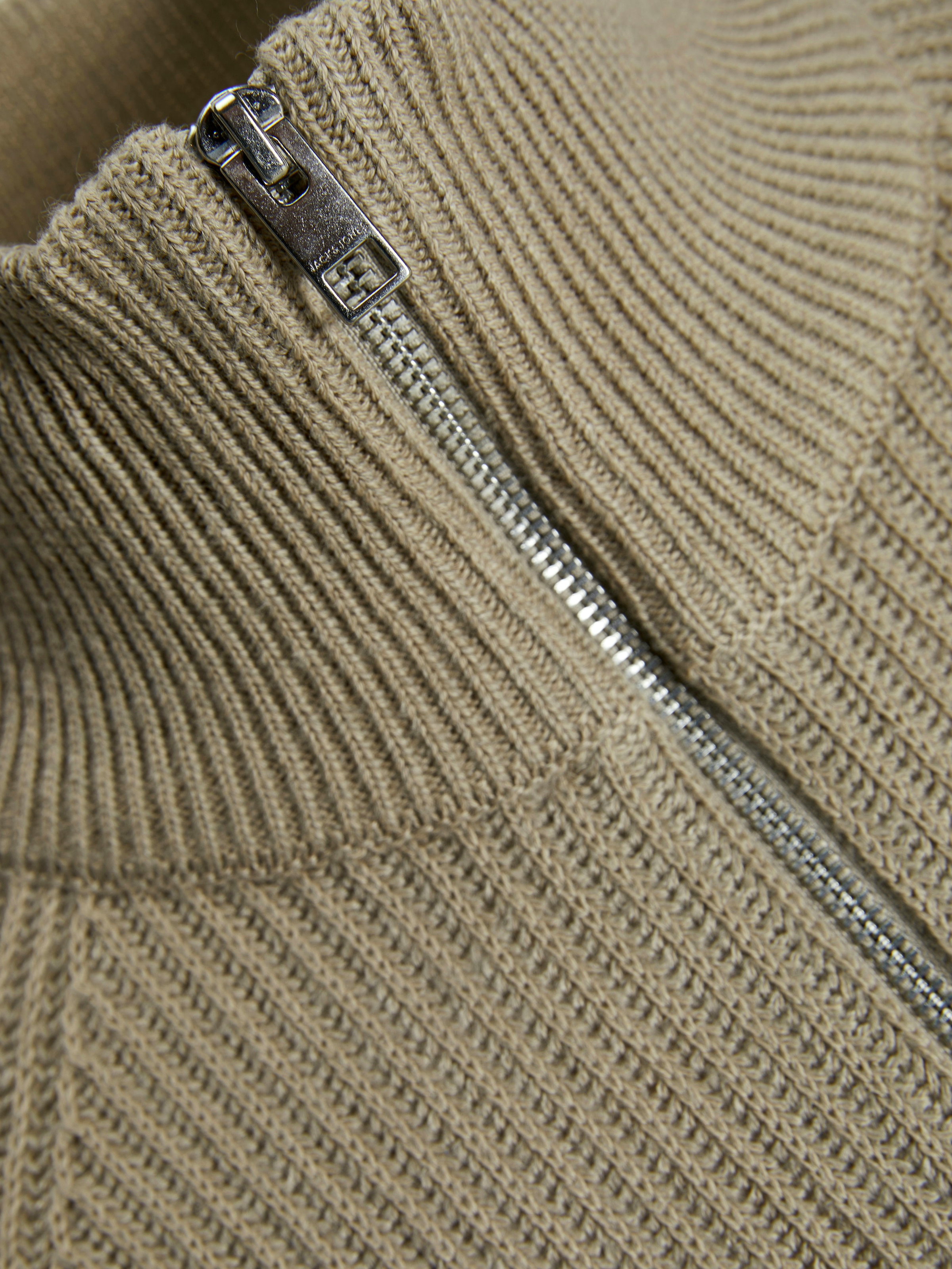 Jack & Jones Troyer »JJPANNEL KNIT HALF ZIP AW25«