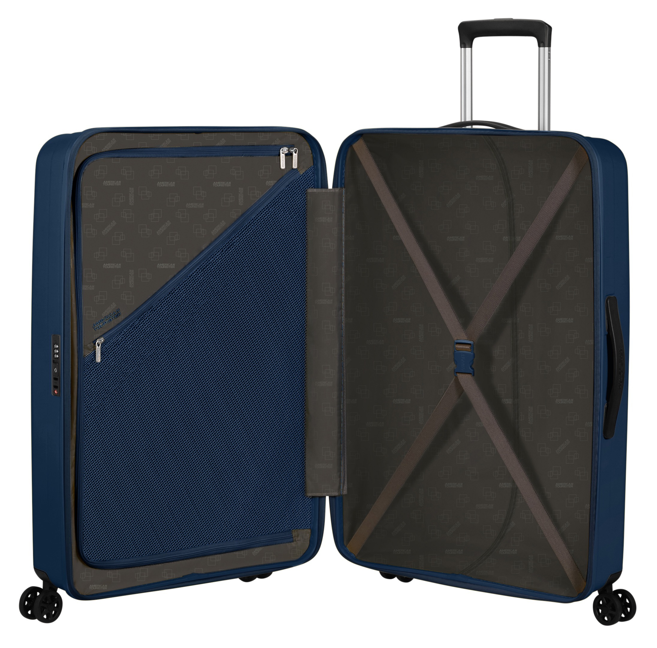 American Tourister® Hartschalen-Trolley »REJOY, verschiedene Größen und Farben«, 4 Rollen, Hartschalen-Koffer personalisierbar versenktes TSA-Schloss