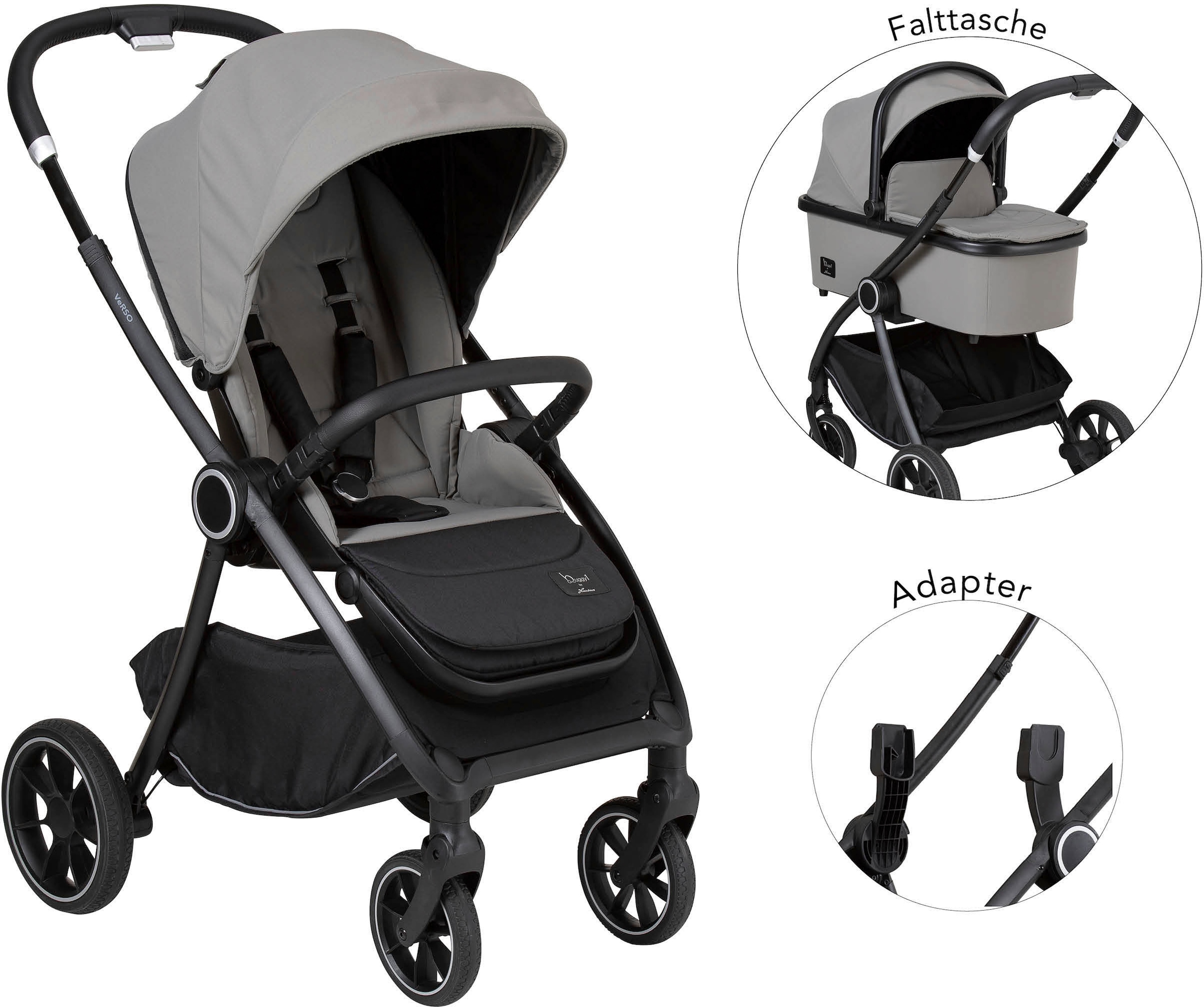 Hartan Kombi-Kinderwagen »Verso«, Inkl. Adapter für Babyschale Gruppe 0