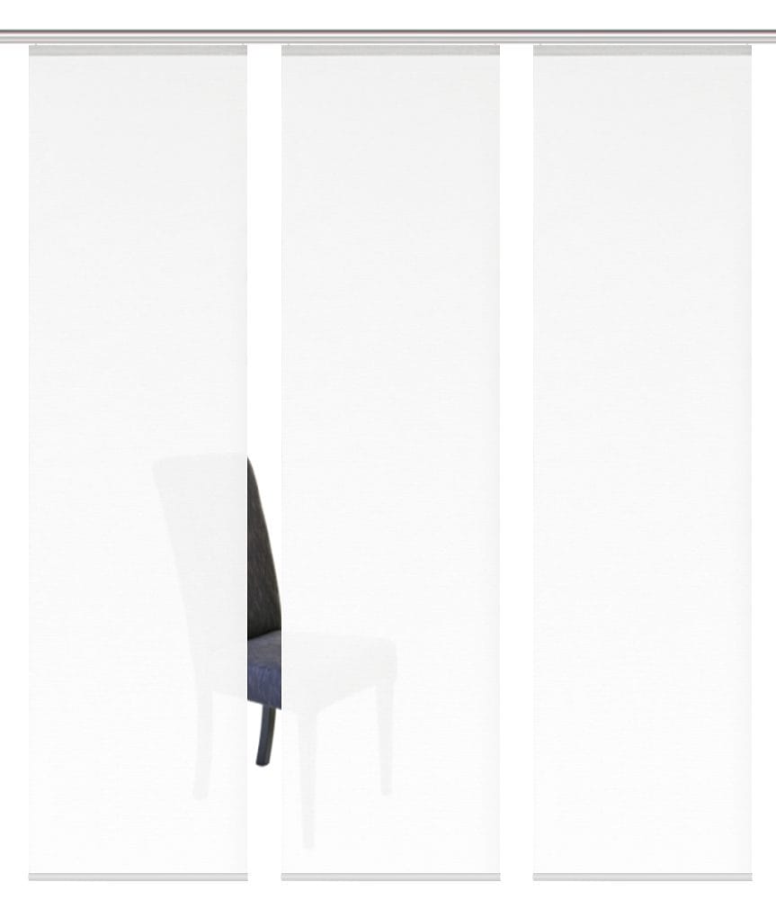 HOME WOHNIDEEN Schiebegardine »ROMA« Klettband 3 Stk. tlg. HxB: 245x60, inkl. Befestigungszubehör