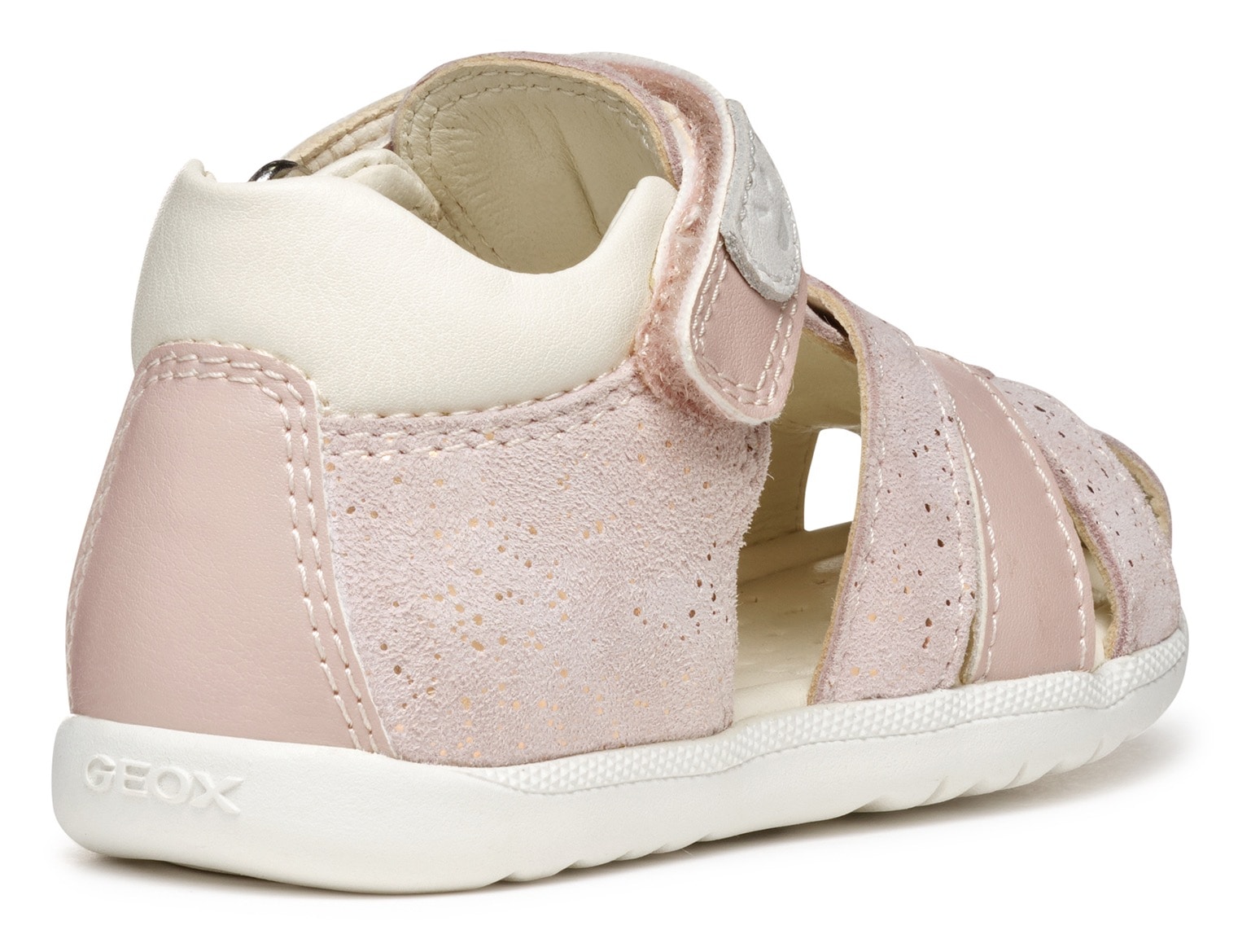 Geox Lauflernschuh »B SANDAL MACCHIA GIR«, Glitzerschuh, Festtagsschuh, Sandale mit Glitzer