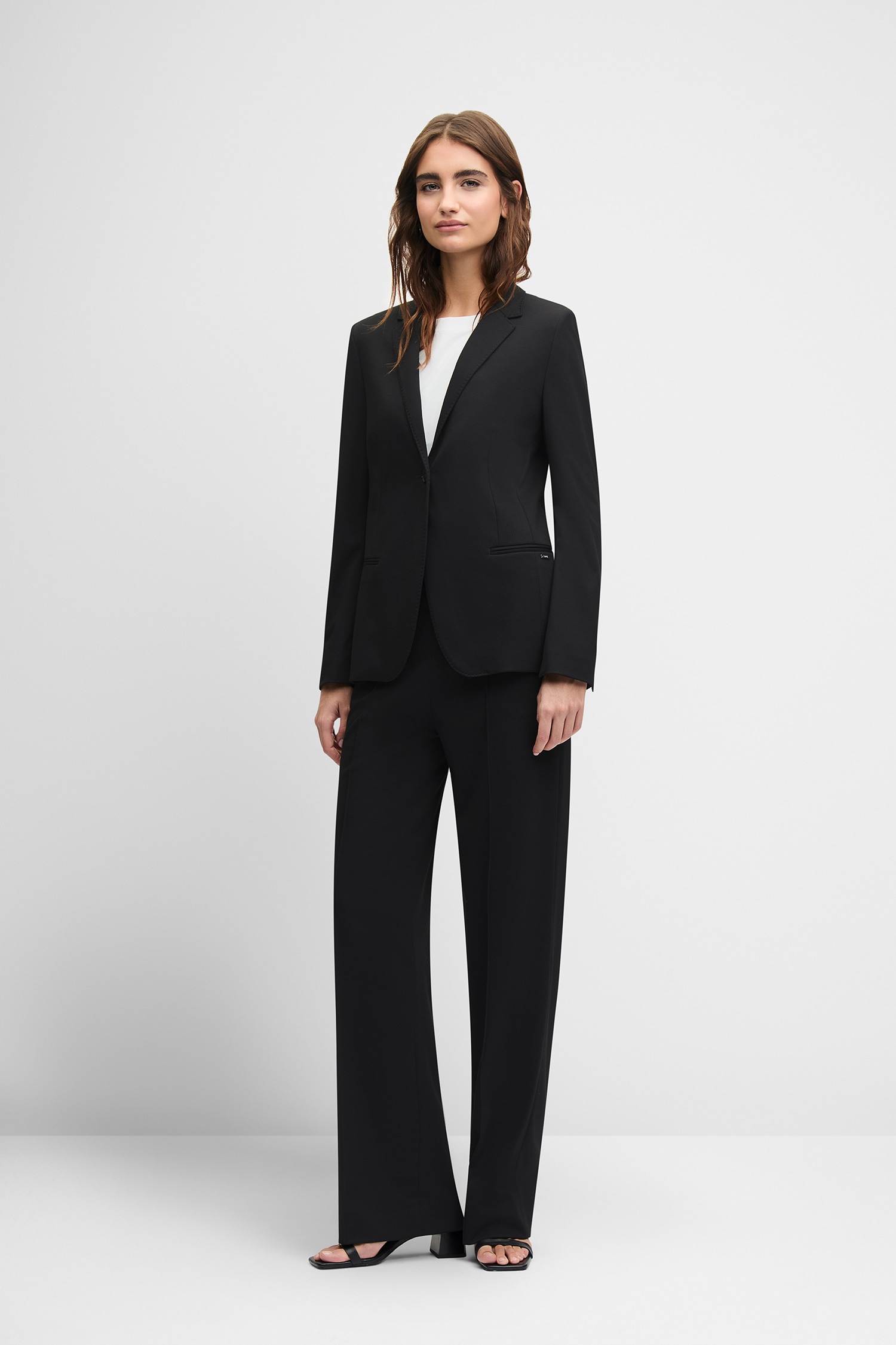 Cinque Marlene-Hose »CISILASSO«  elastischer Bund, hohe Leibhöhe, weites Bein