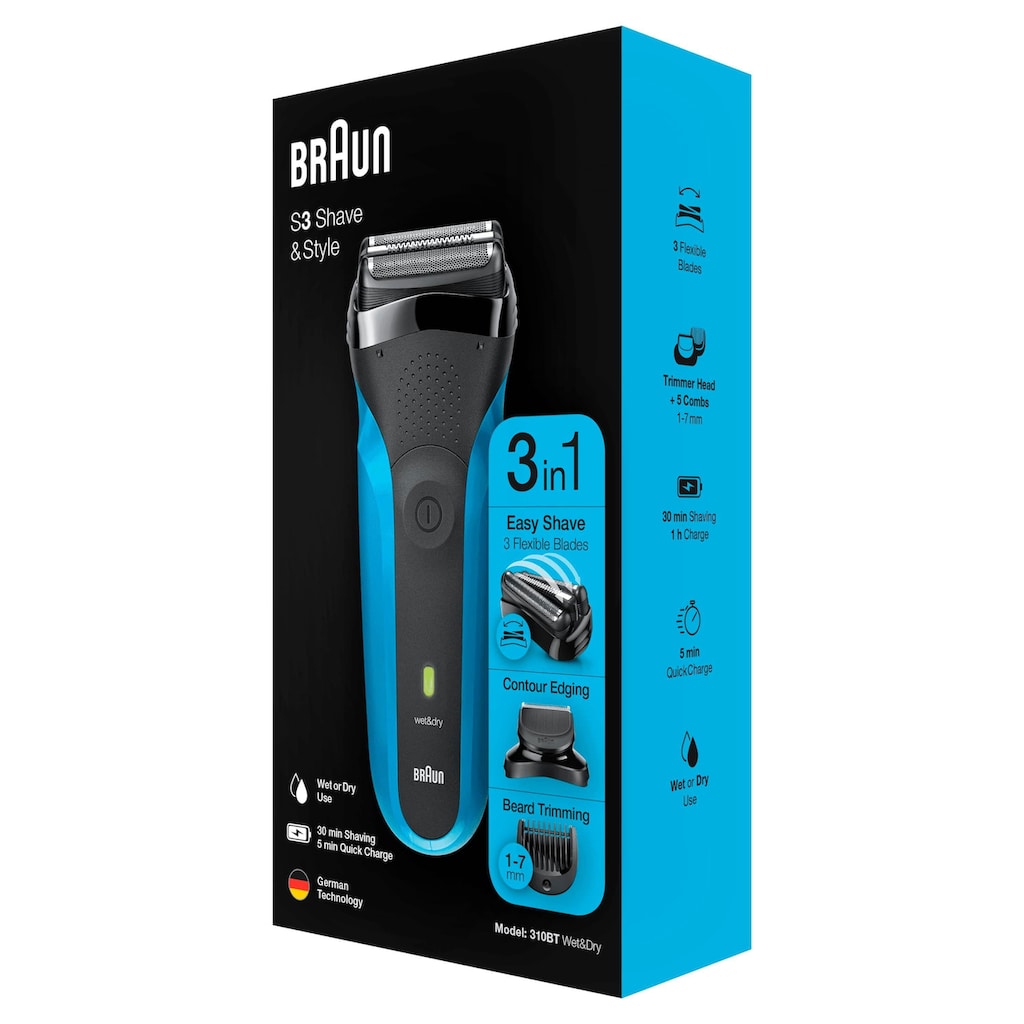 Braun Elektrorasierer »Series 3 Shave and Style 310BT«