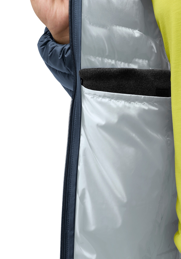 Jack Wolfskin Daunenjacke »PASSAMANI DOWN HOODY M RDS«, mit Kapuze