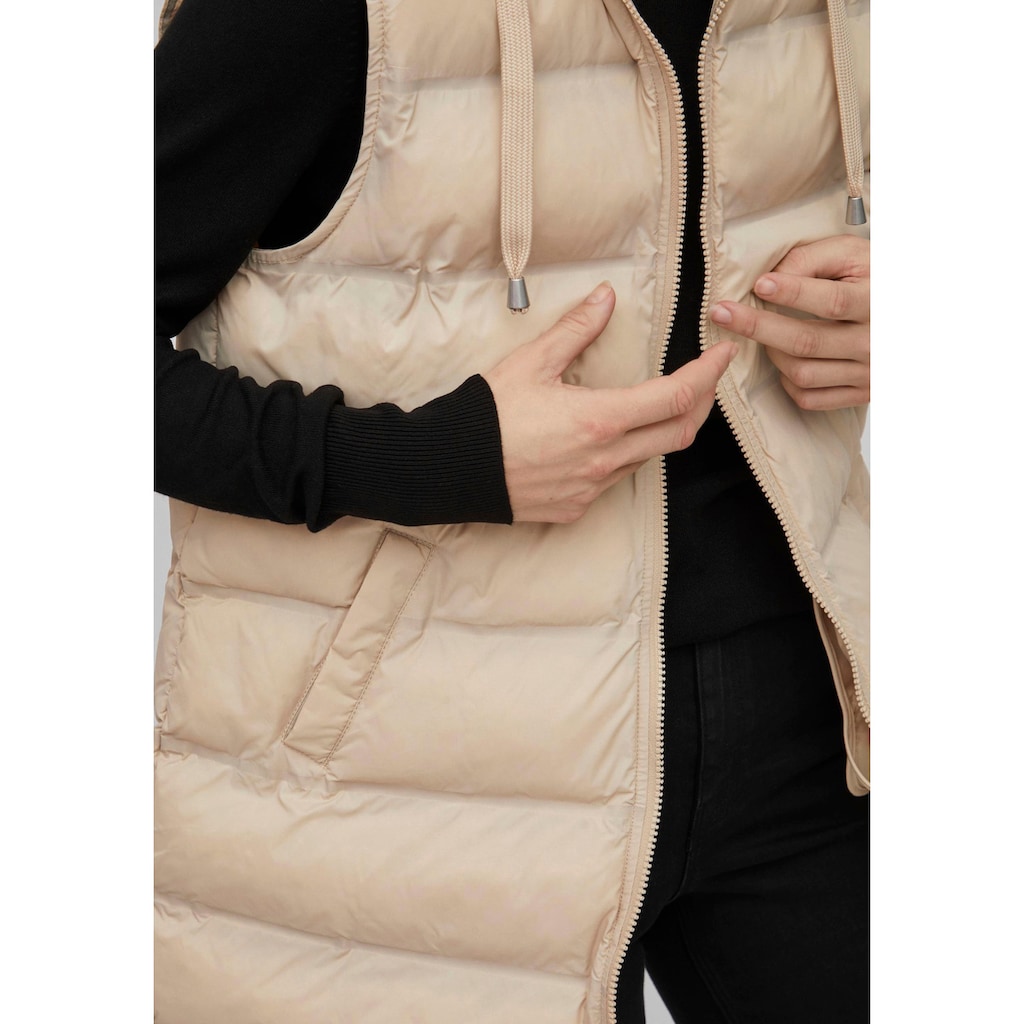 Vila Steppweste »VITRISH NEW PADDED S/L VEST - NOOS«, mit Kapuze