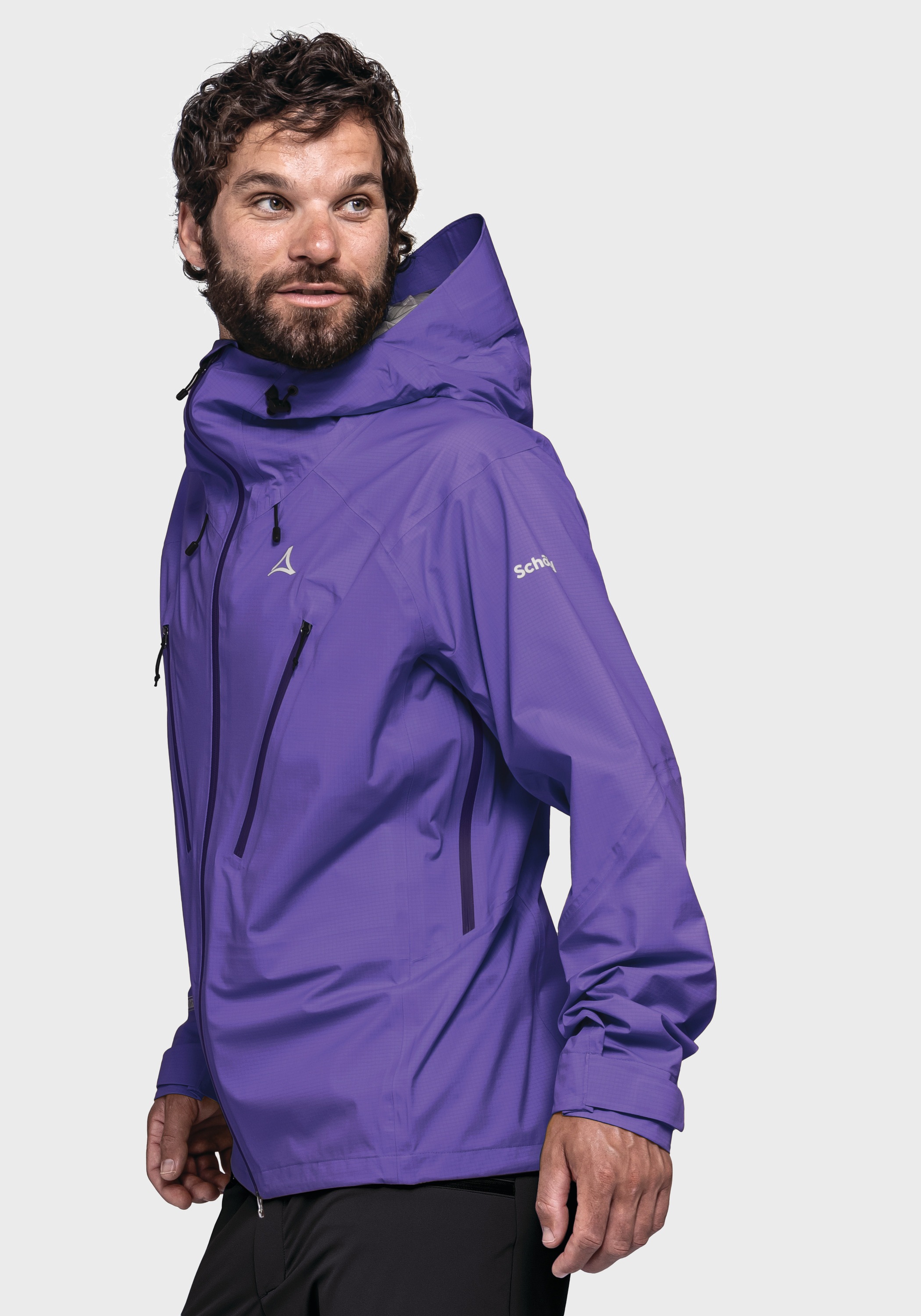 Schöffel Outdoorjacke »Mountain Jacket Style Blaueis MNS«, mit Kapuze
