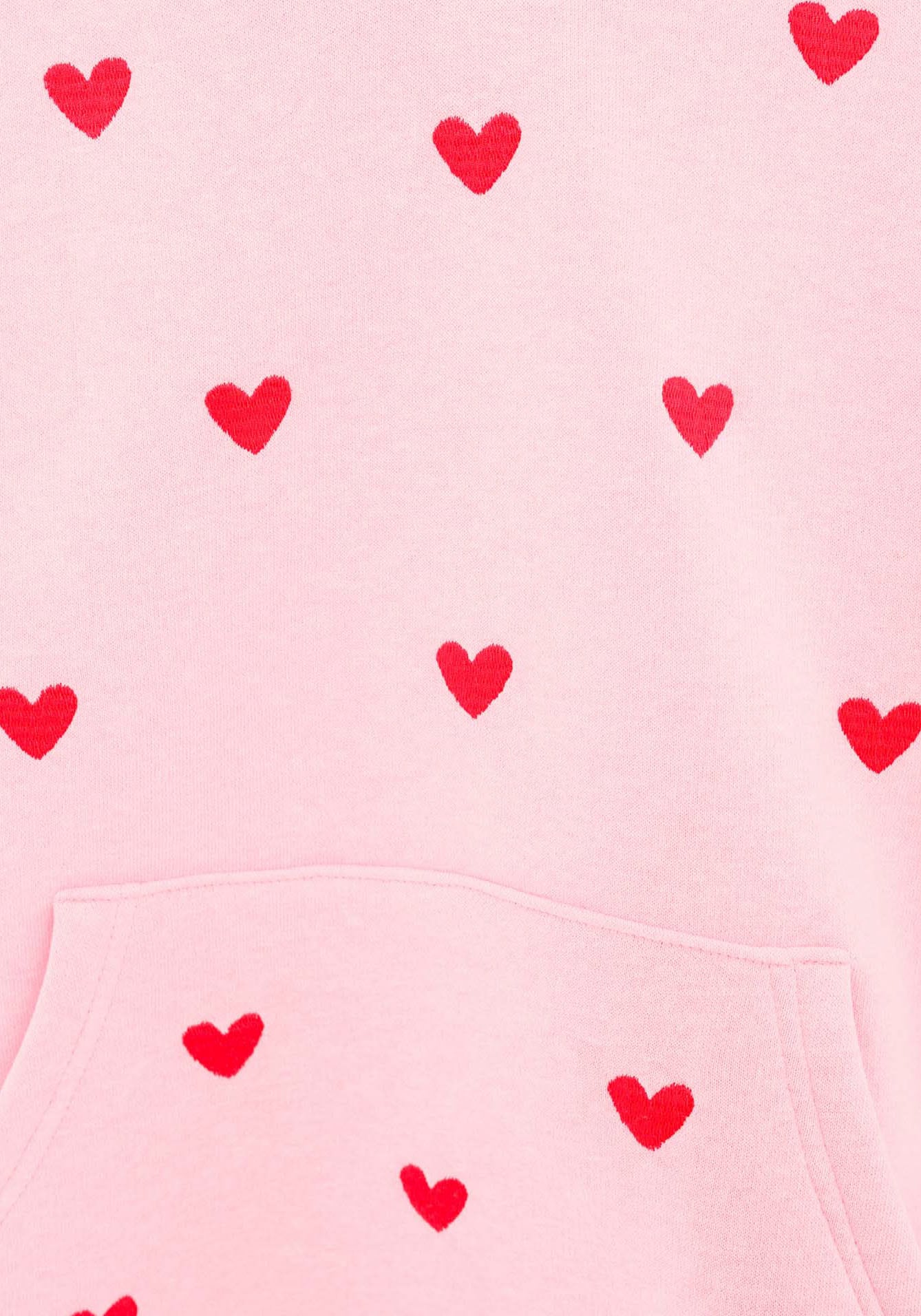 Zwillingsherz Hoodie »"Hearts" Kids«, mit gestickten Herzen allover für Mädchen