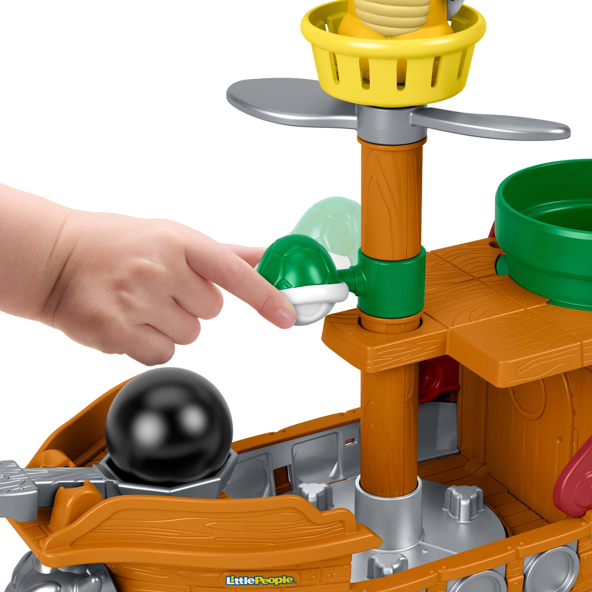 Fisher-Price® Spielzeug-Boot »Little People Super Mario Bowser's Airship«