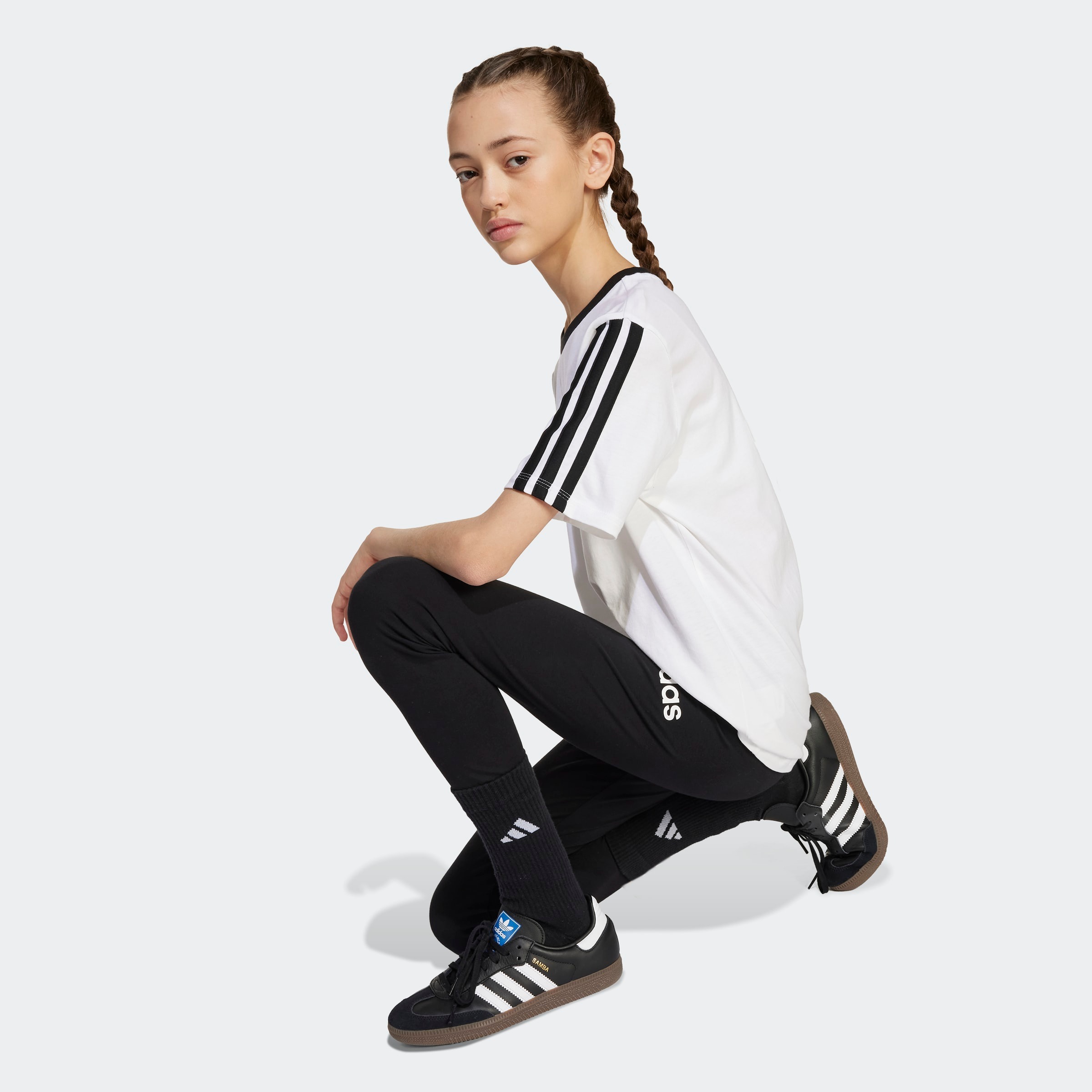 adidas Sportswear T-Shirt »ESSENTIALS KIDS« für Kinder, mit Rundhalsausschnitt, ohne Verschluss, aus Baumwolle