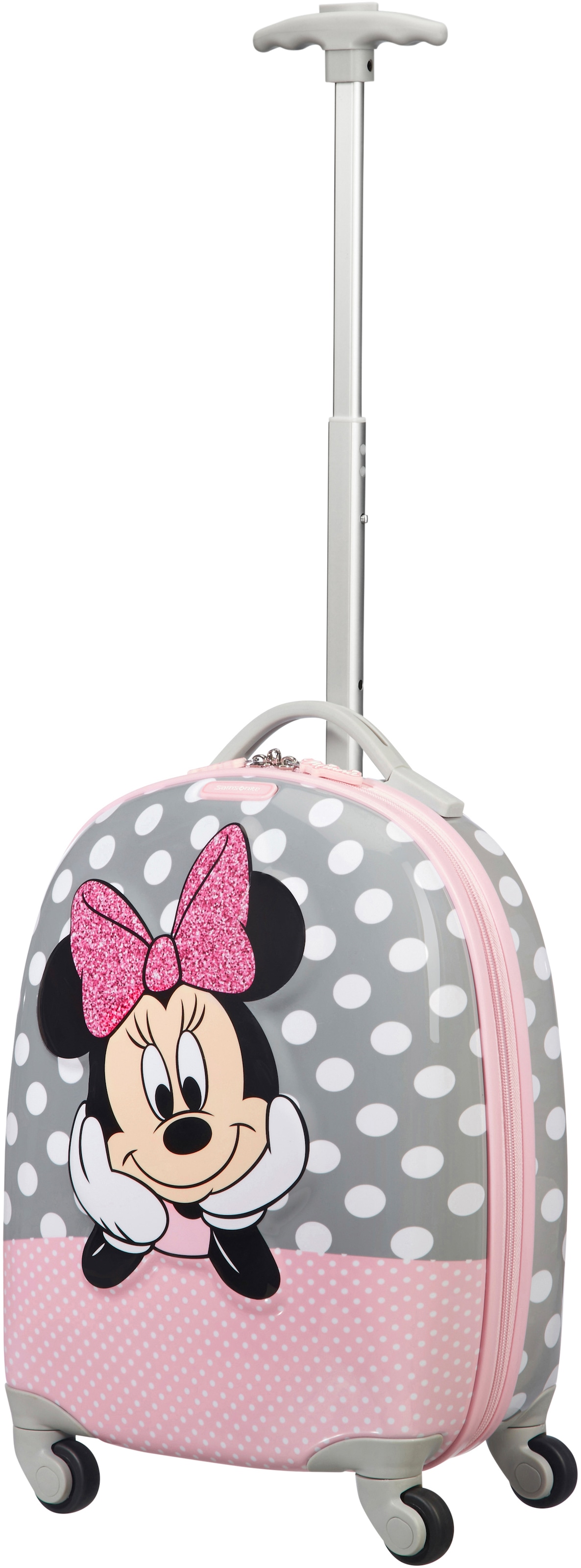 Samsonite Kinderkoffer »Disney Ultimate 2.0, 46 cm, Minnie Glitter«, 4 Rollen, Kinder Reisegepäck Handgepäck-Koffer