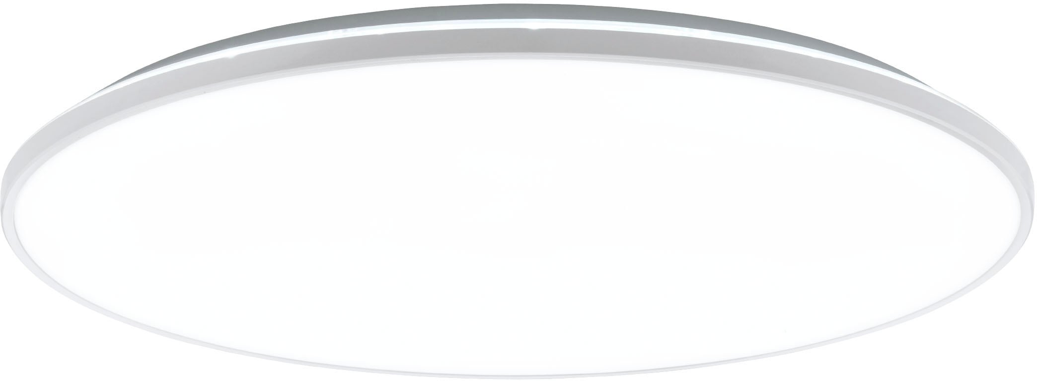 EGLO Aufbauleuchte »CRESPILLO Aufbaulampe, IP20, Kunststoff, Wohnzimmerlampe, Flurlampe«, Leuchtmittel LED-Modul | LED fest integriert, Aufbauleuchte, H6,5 x Ø50 cm, weiß, 29W inkl.