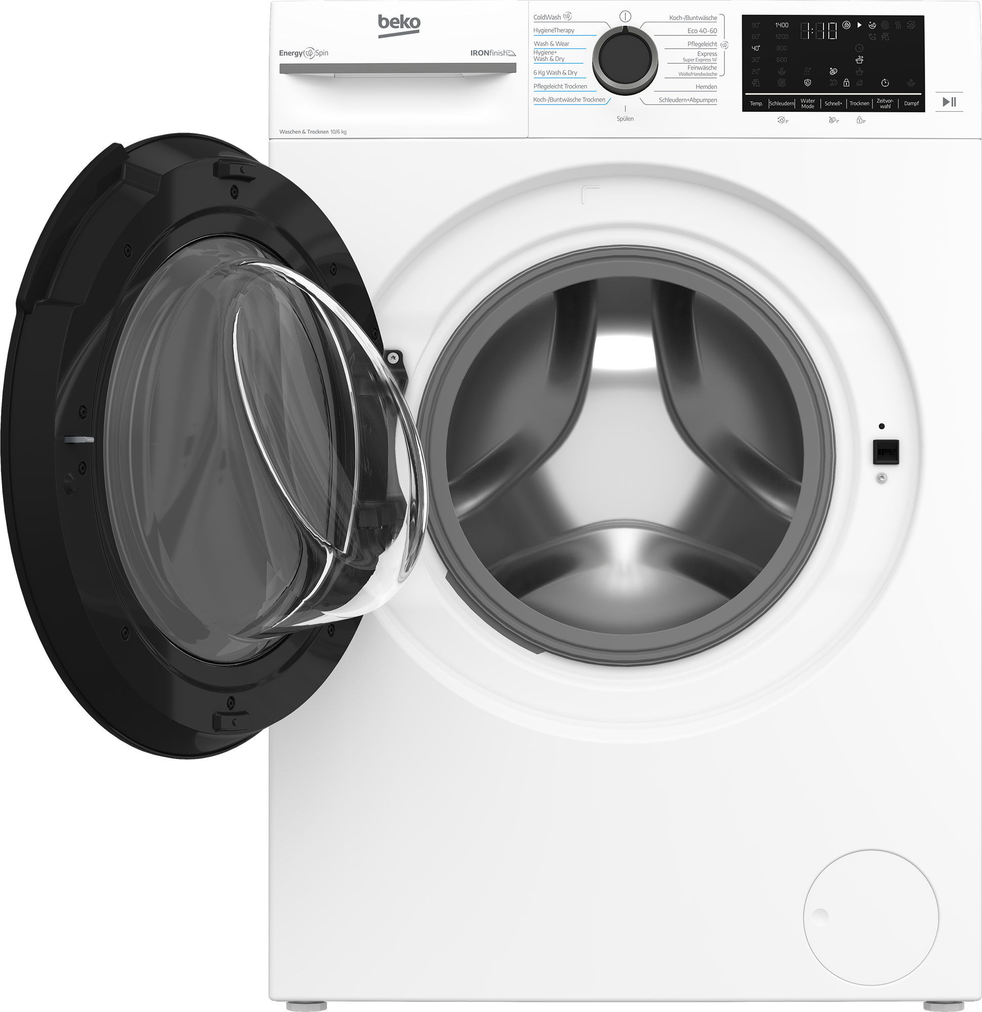 BEKO Waschtrockner »BDFT4104A20C« 10 kg /6 kg 76 dB(A)