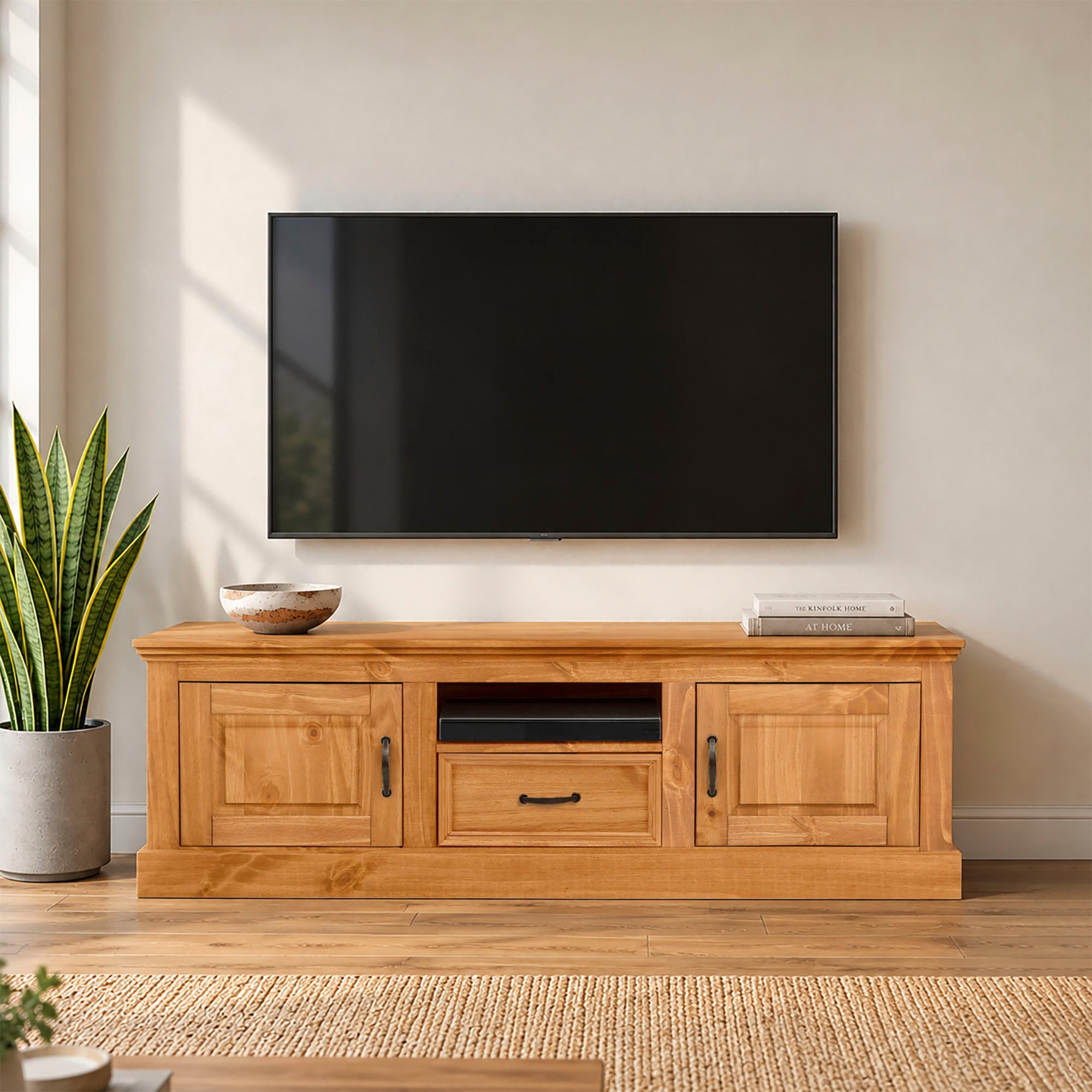 OTTO home Lowboard »Selma« TV-Kommode, Breite 160 cm, 1 Schubkasten, 2 Türen