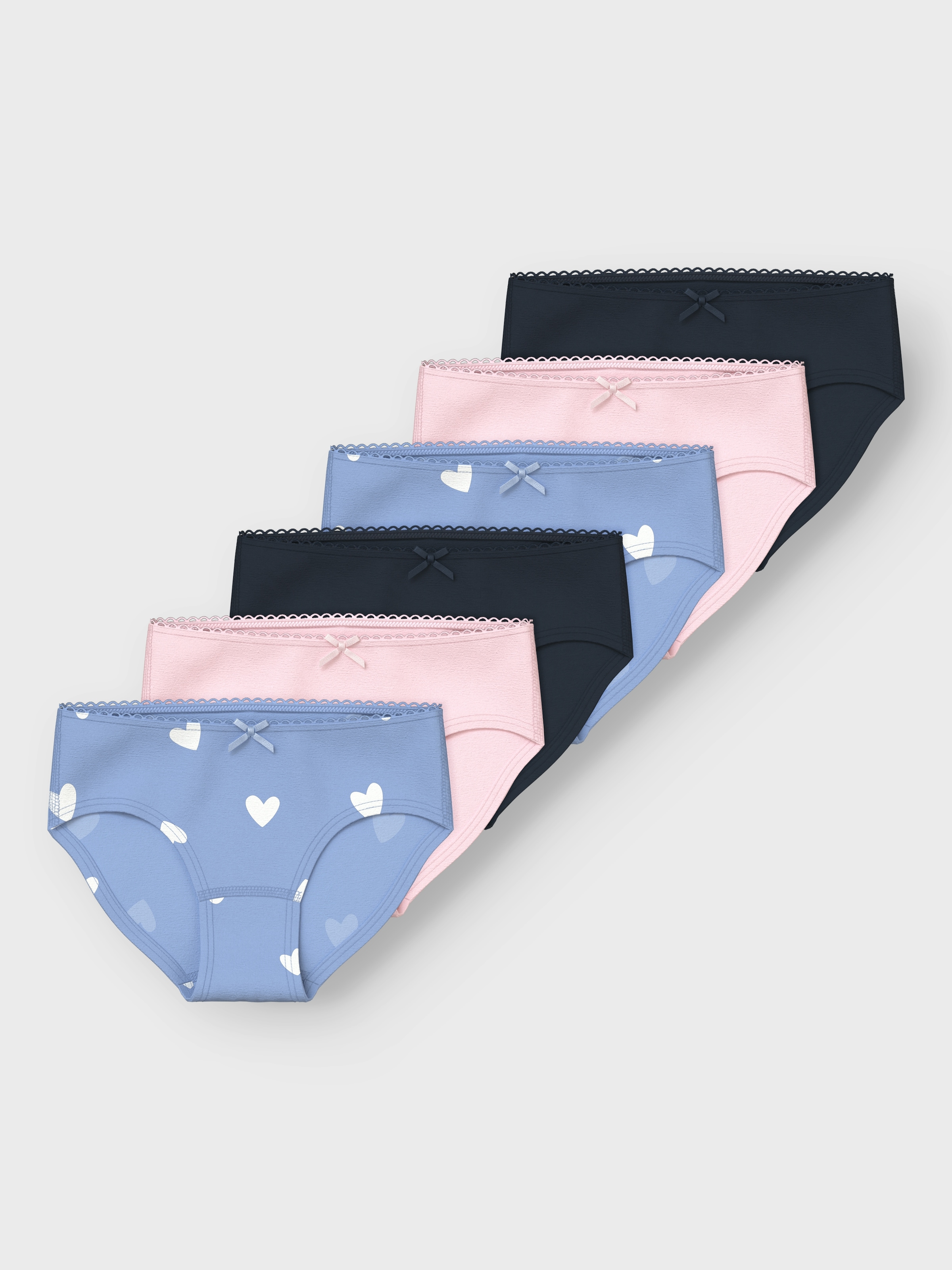 Name It Panty »NKFBRIEFS 6P HEARTS NOOS«, (Packung, 6 St.)