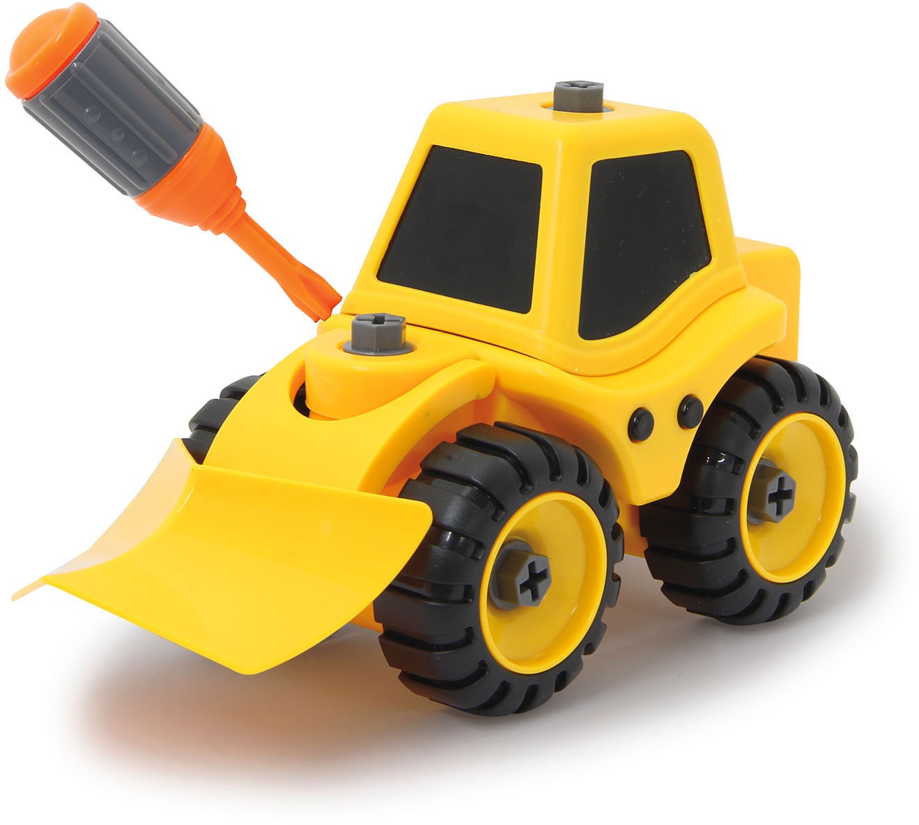 Jamara Spielzeug-Traktor »Baufahrzeuge 9 in 1«, (Set, 46 tlg.)