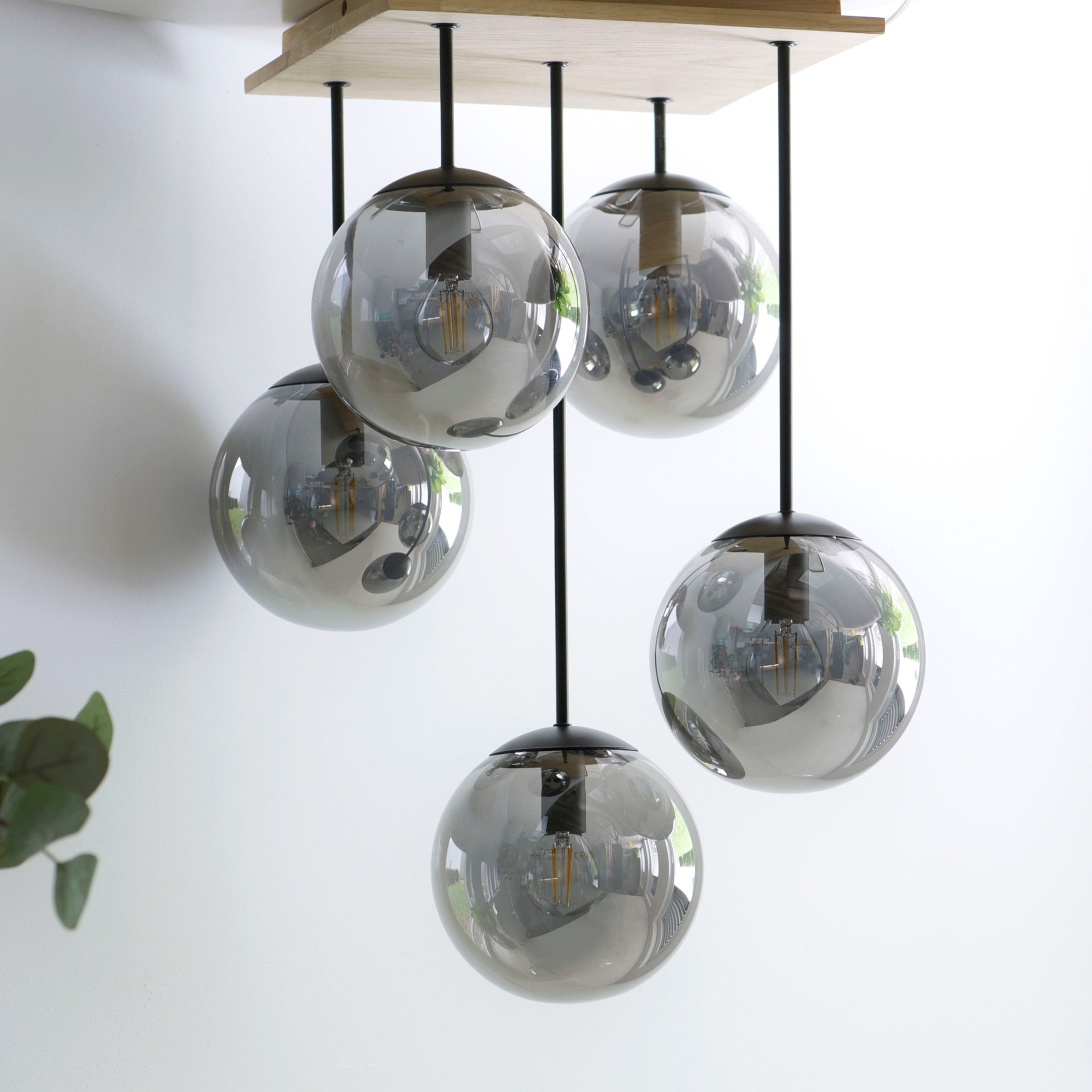 JUST LIGHT Deckenleuchte »GREEN WIDO« E14 1 Stk.