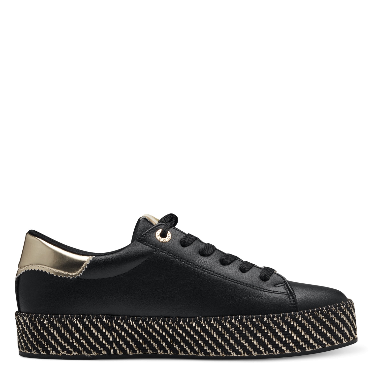 Tamaris Plateausneaker  , Freizeitschuh, Halbschuh, Schnürschuh mit Textilkordel am Plateau