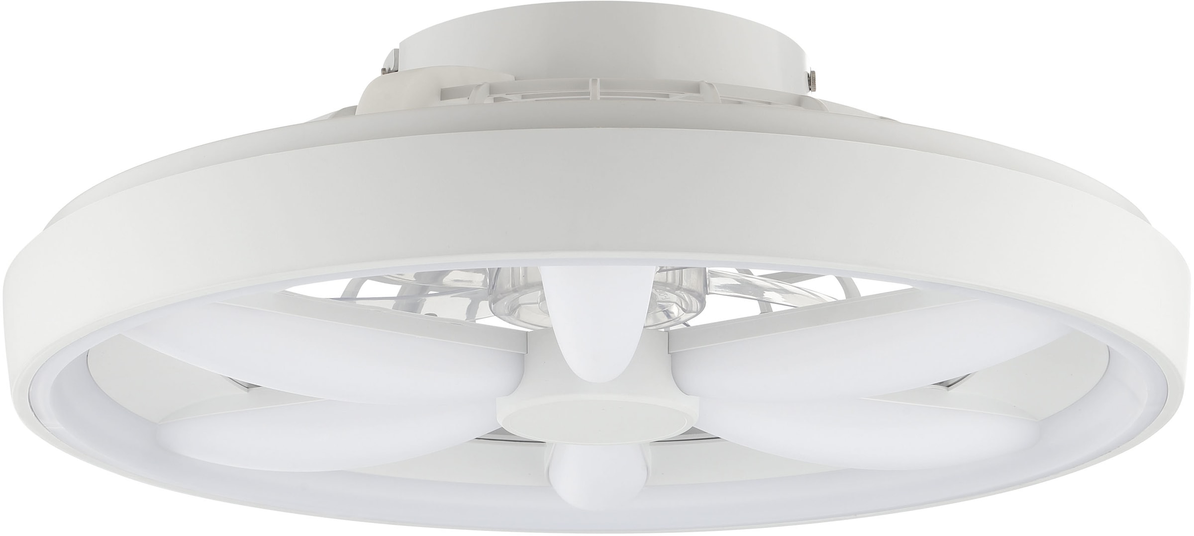 Hanseatic LED Deckenleuchte »DLV2205« LED-Modul 1 Stk. RGB | warmweiß - kaltweiß LED Ventilator, Ø 48 cm, 6400 lm, dimmbar, Fernbedienung