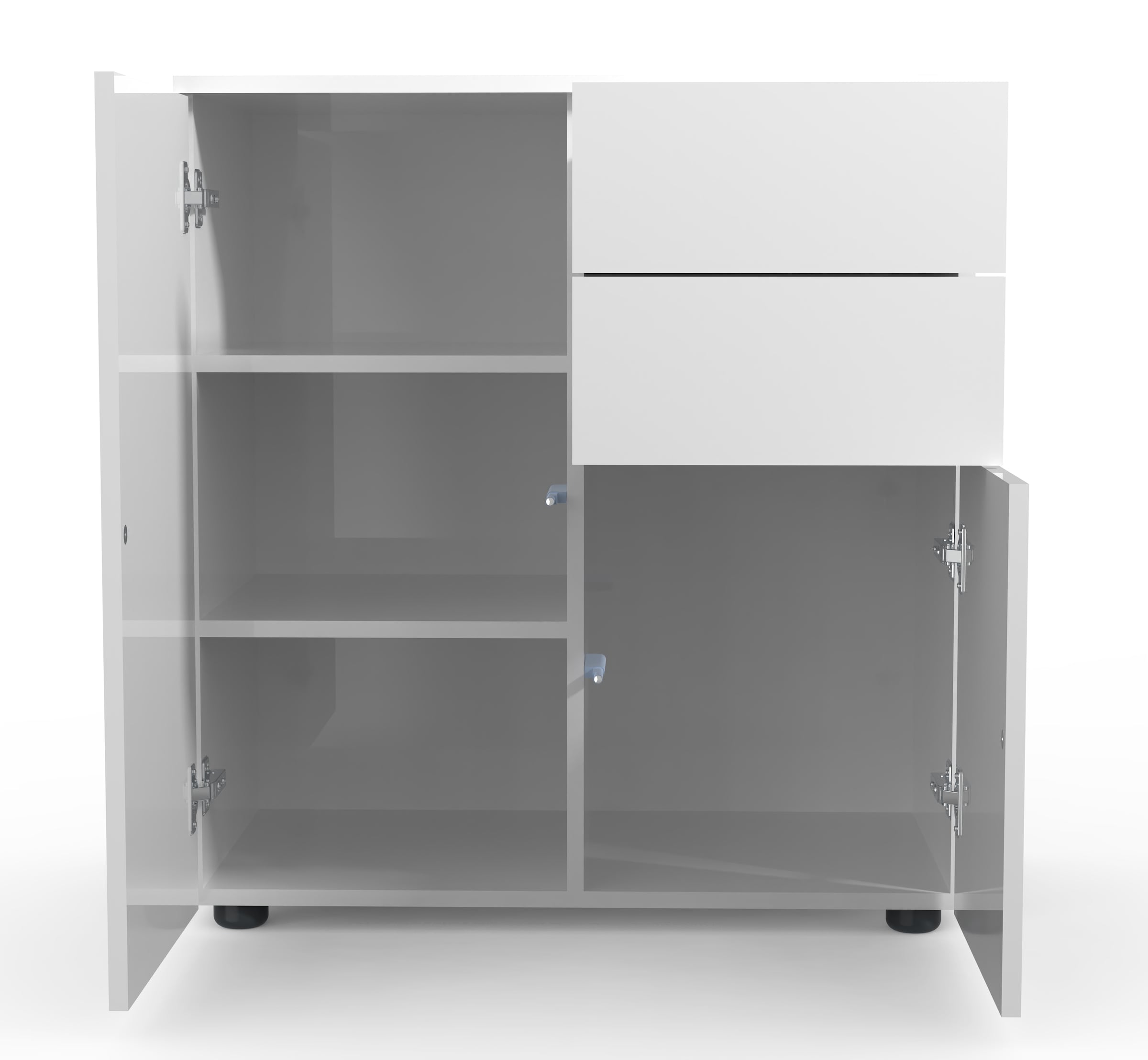 VCM Kommode »Holz Kommode Sideboard Anrichte Dalosa 4 Schublade« 1 Stk. tlg.
