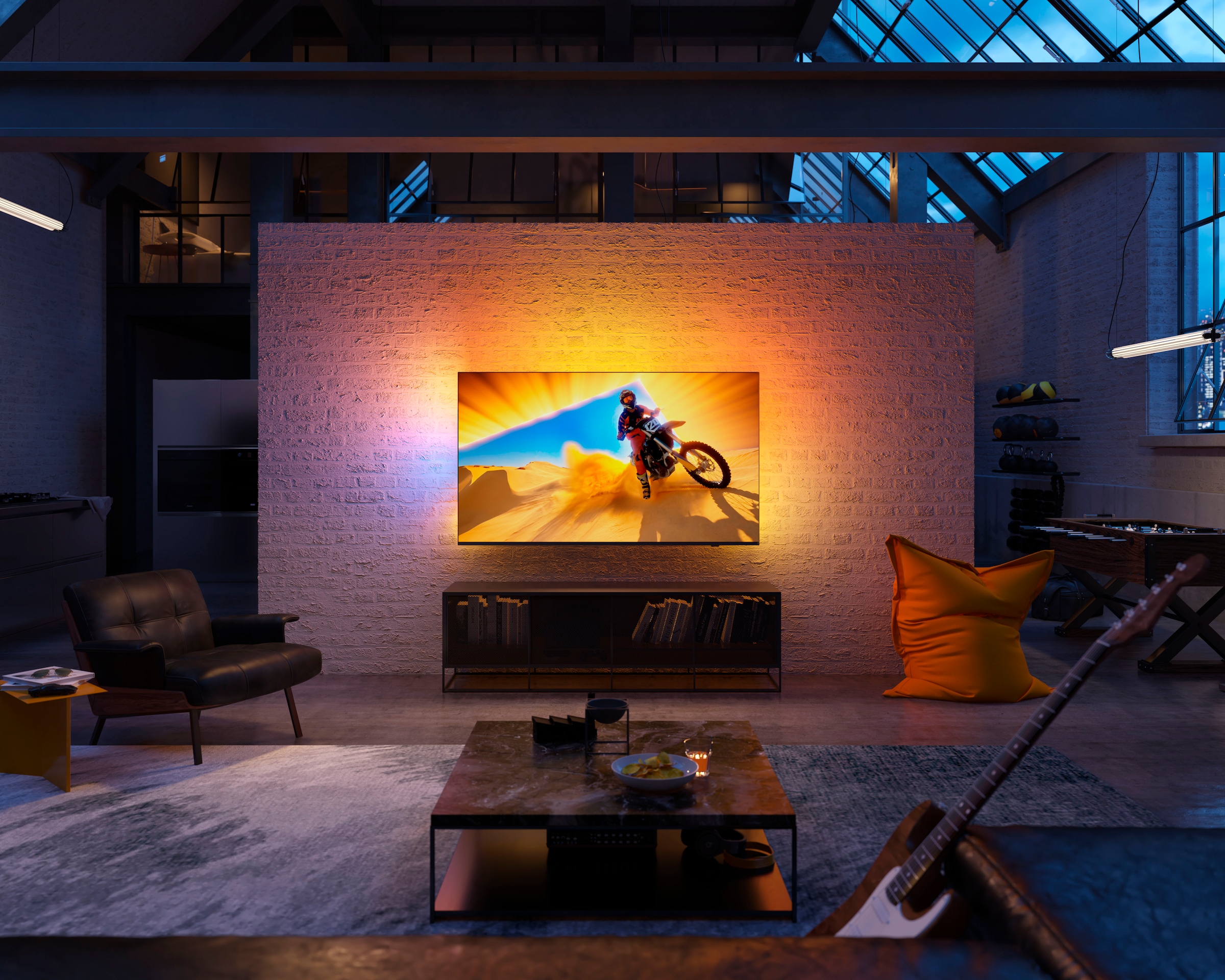 Philips Mini-LED-Fernseher »55PML9009/12«, 4K Ultra HD, Smart-TV