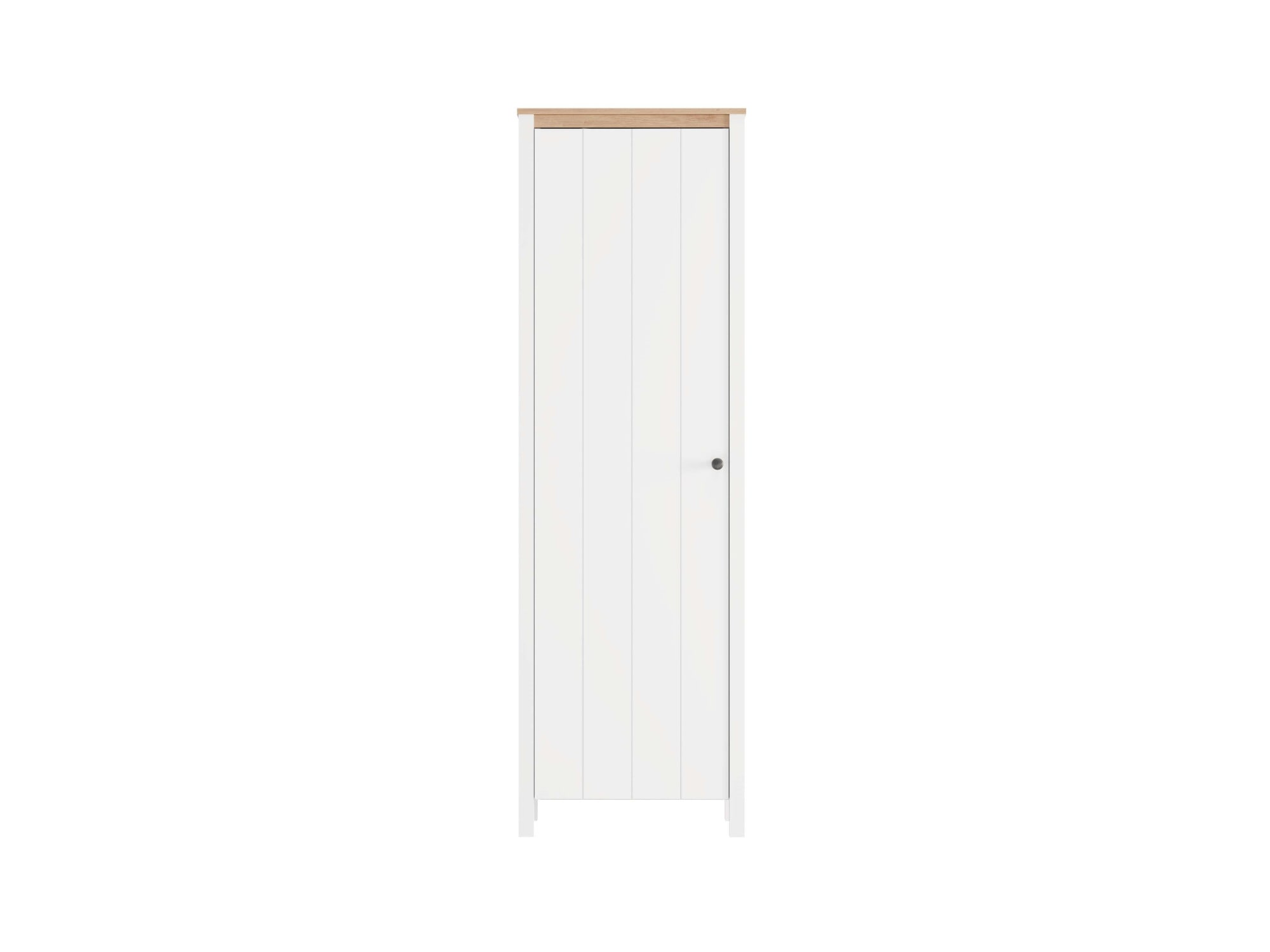 Home affaire Garderobenschrank »Bedford, Stauraumschrank, Flurschrank, ausziehbare Kleiderstange« MDF-Profil 2D ummantelt, Hotstamping, 1mm ABS-Kanten, 4 Einlegeböden