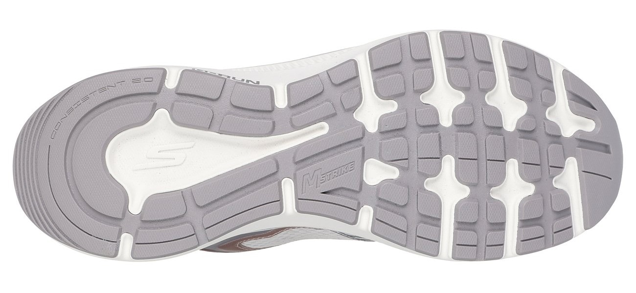 Skechers Sneaker »GO RUN CONSISTENT 2.0«, Retro Sneaker, Schnürschuh mit Metallic-Besätzen