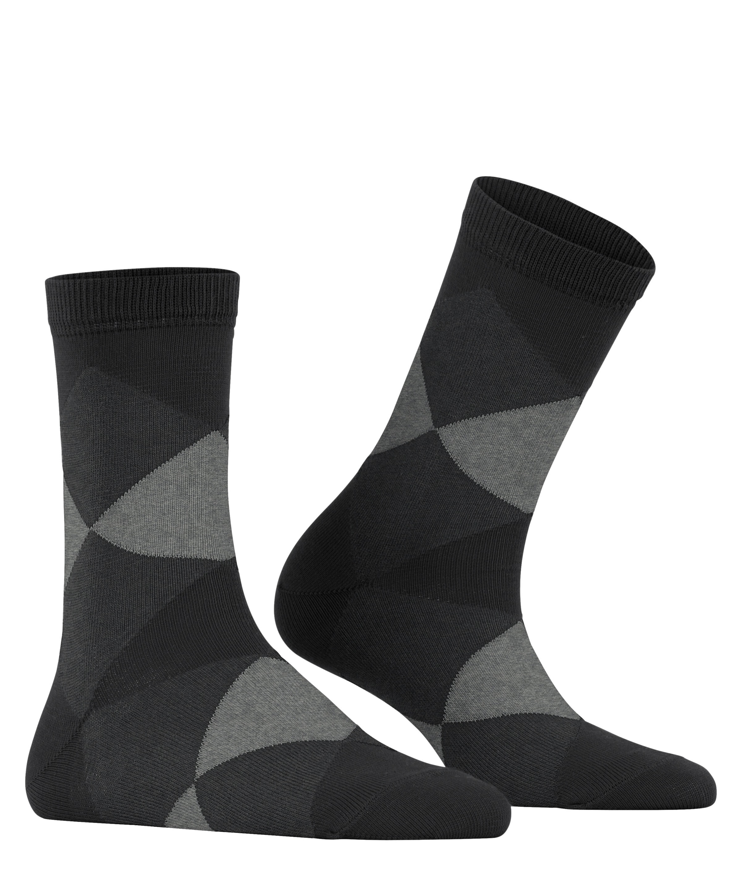 Burlington Kurzsocken »Bonnie« Einheitsgröße 36-41, modernes Argyle-Muster, Burlington-Clip