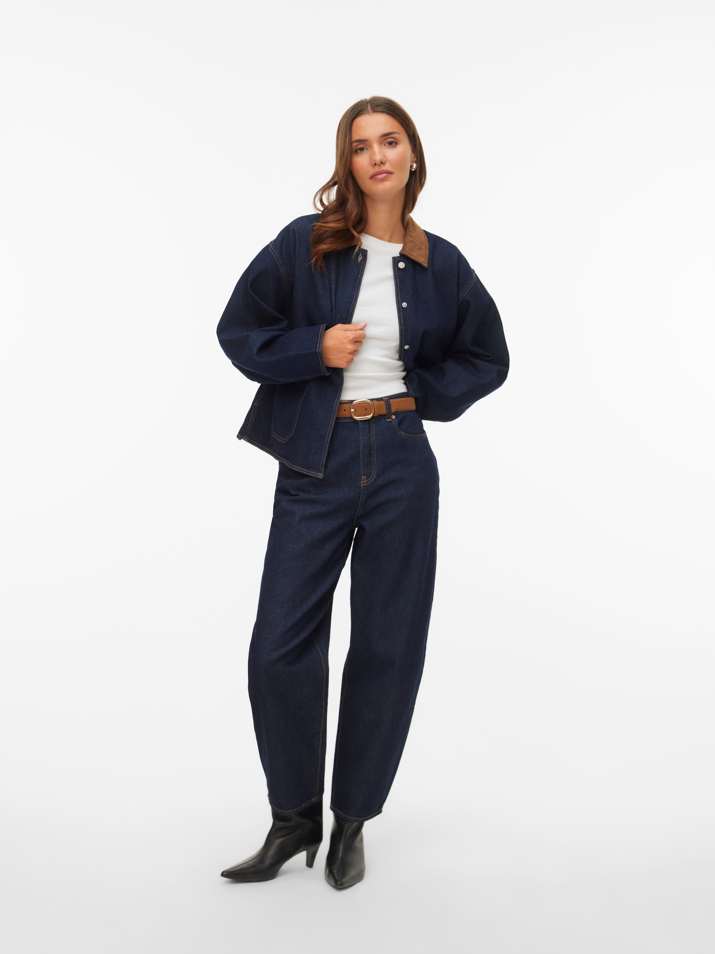 Vero Moda Jeansjacke »VMNOVIE LS DENIM BARN JACKET SI346«