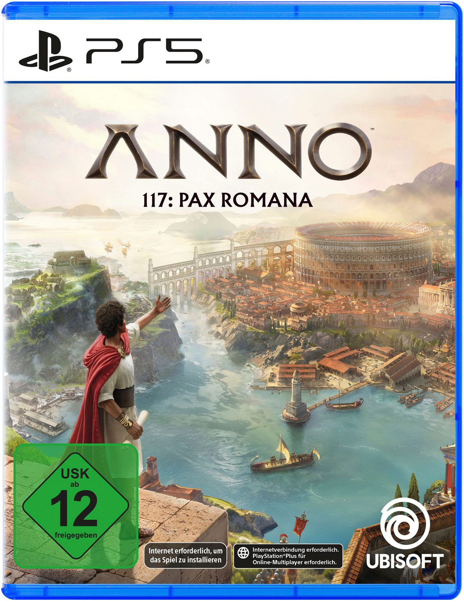 PlayStation 5 Konsolen-Set »PS5 Disk Edition + Anno 117 Pax Romana« 1.000 GB