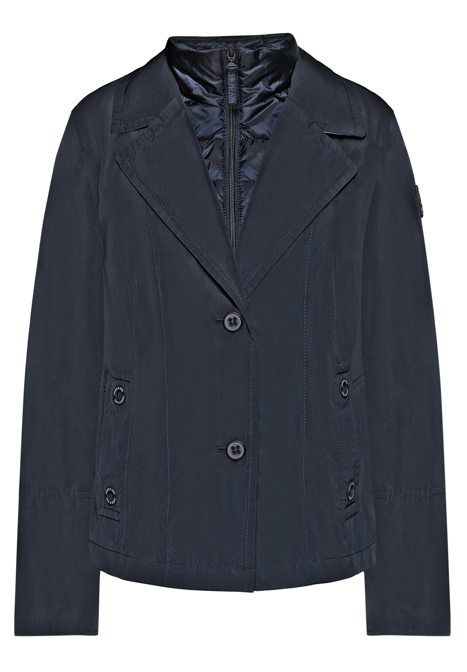 Amber & June Sommerjacke »Übergangsjacke mit abnehmbarem Westenteil«