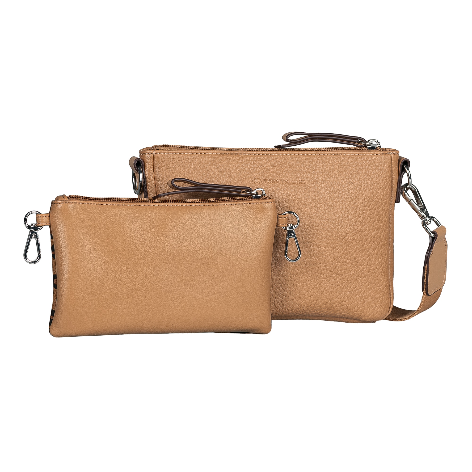 TOM TAILOR Umhängetasche »Jamila« moderne 2-in-1 Tasche mit Vortasche auch als Umhängetasche tragbar