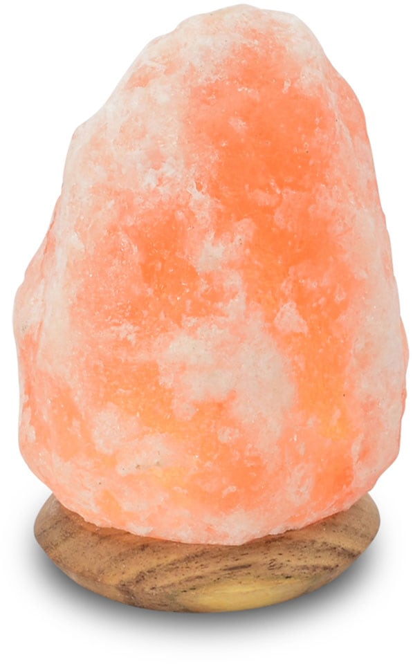 HIMALAYA SALT Salzkristall kaufen ca.10 3 Salzkristall-Tischlampe Unikat, H: cm »USB-Rock«, | Handgefertigt - Garantie jeder mit online XXL DREAMS ein Stein Jahren aus