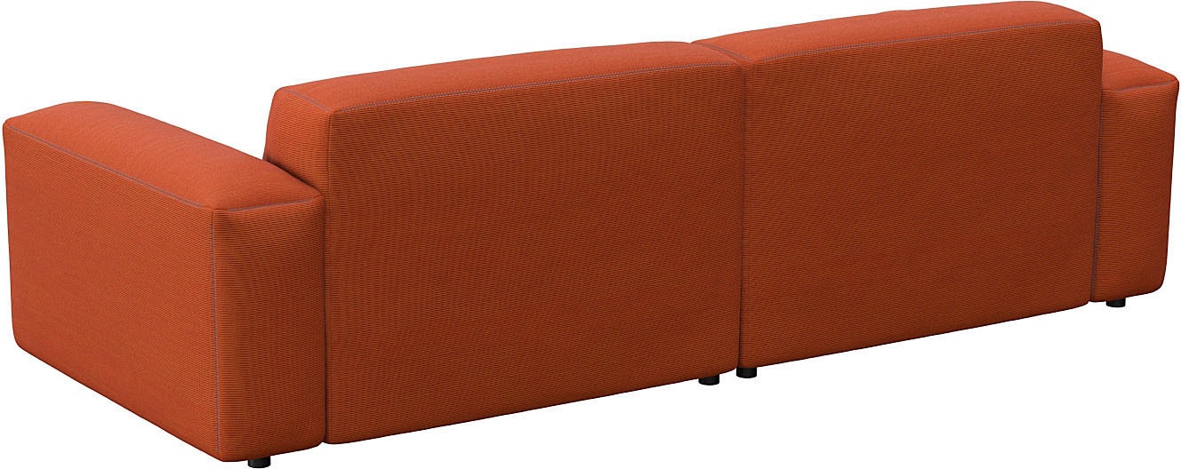 FLEXLUX Ecksofa »Lucera Chaislongue rechts oder links, L-Form, bequem«, modern & anschmiegsam, Kaltschaum, Stahl-Wellenunterfederung