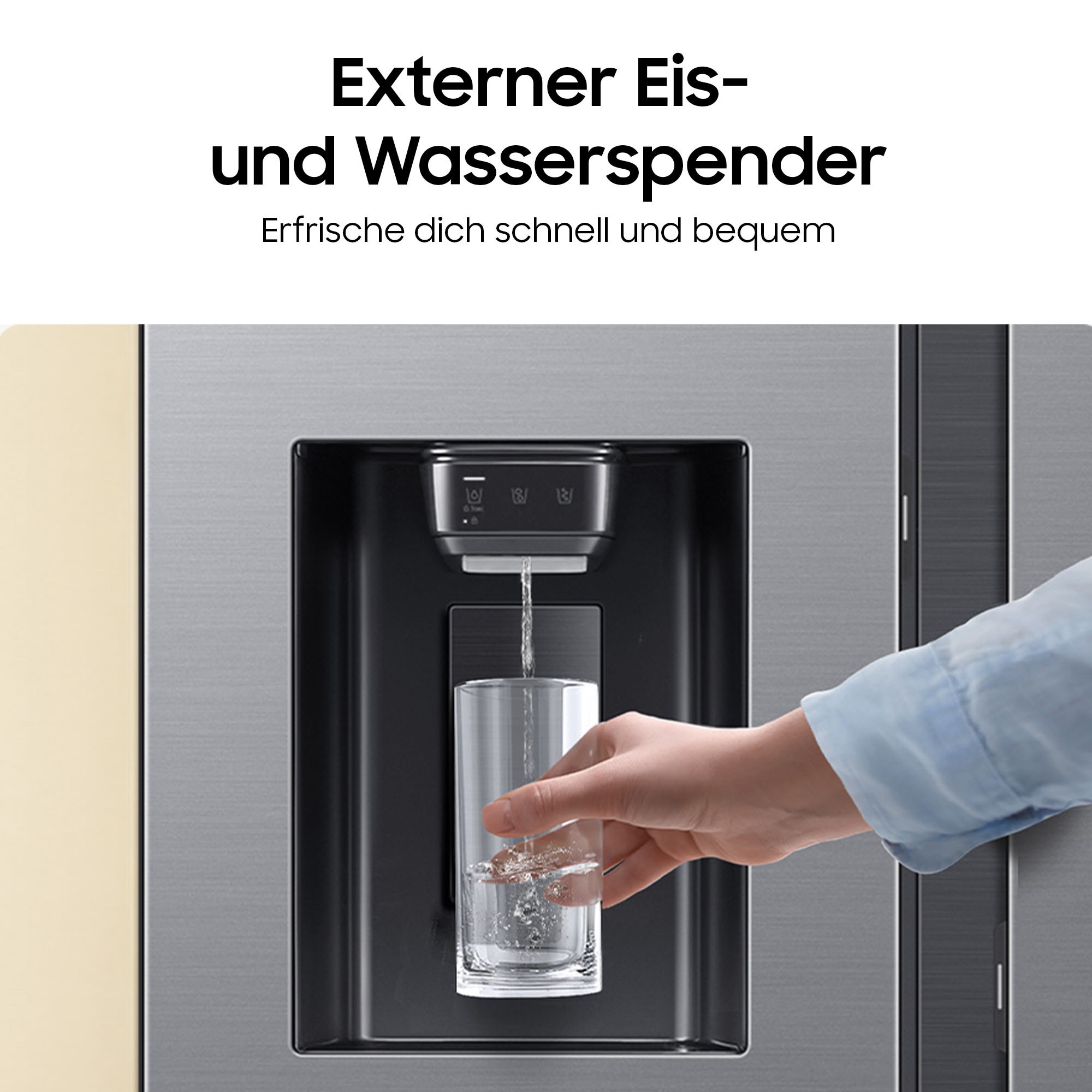 Samsung Side-by-Side RS80F »RS80F67KCTEF« 178,4 cm hoch 91,2 cm breit