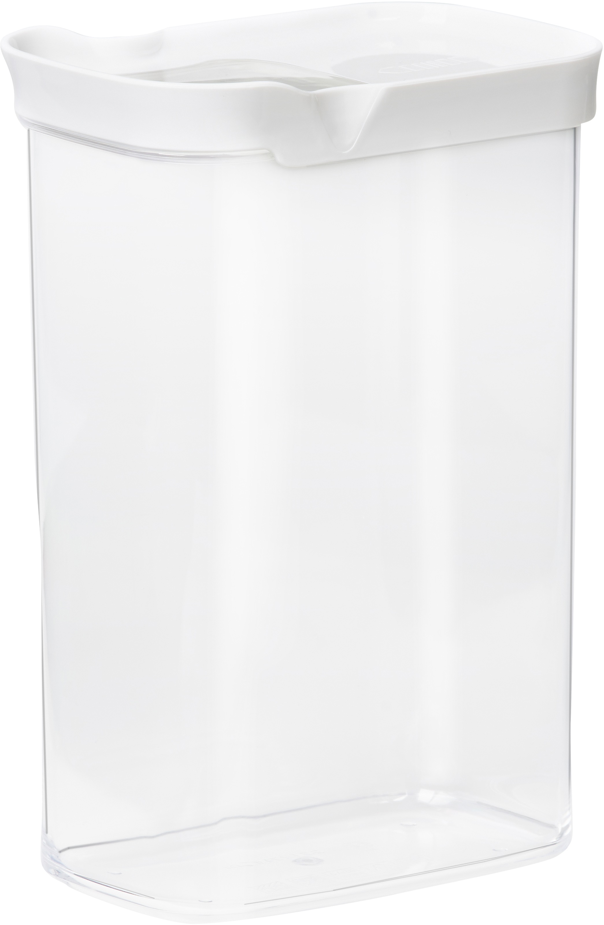 EMSA Optima Rechteckig Container 2,2 l Transparent, Weiß 1 Stück(e)