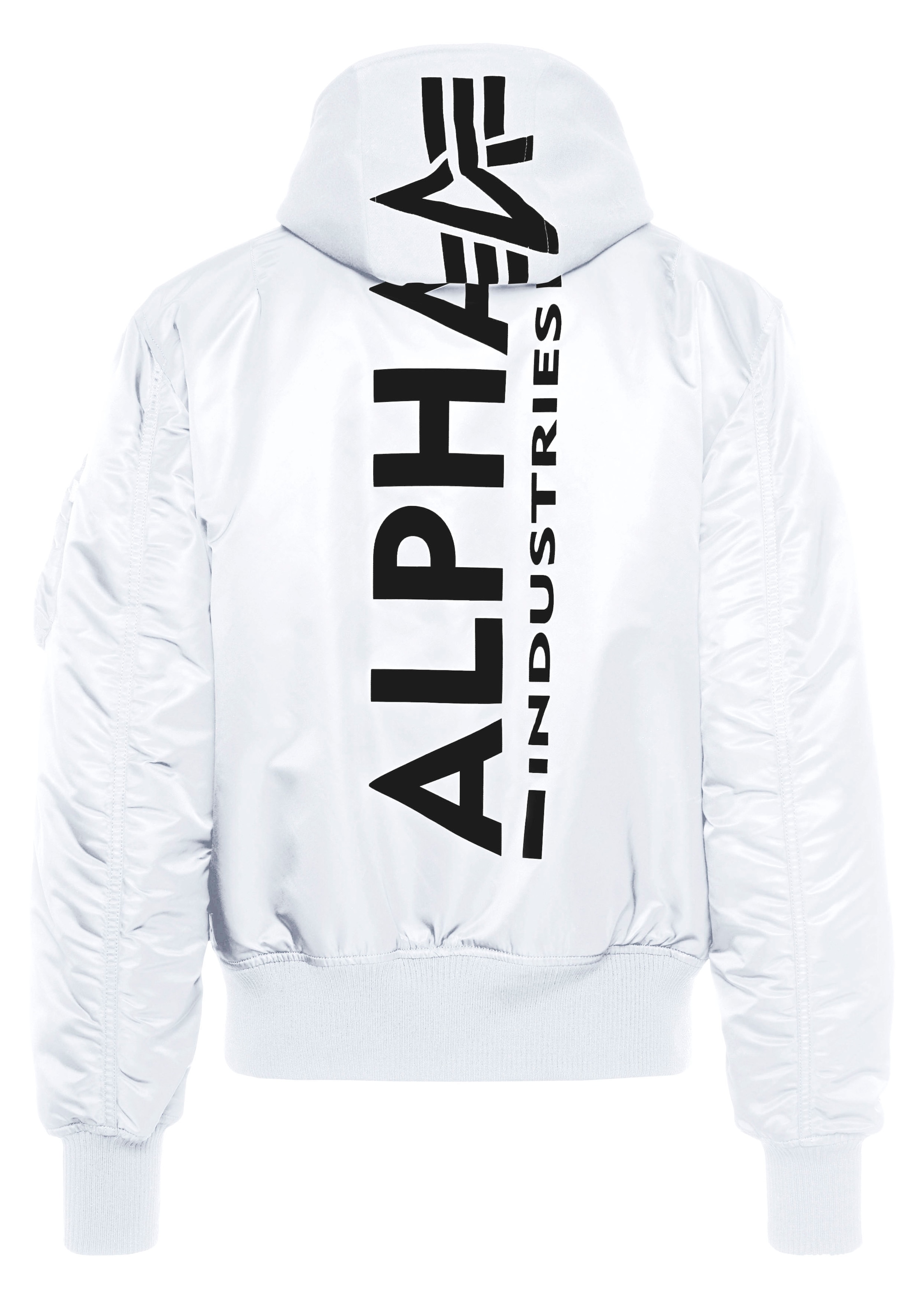 Alpha Industries Bomberjacke »MA-1 ZH Back Print«, mit Kapuze