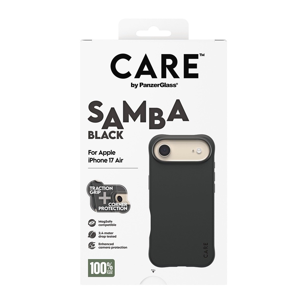 CARE by PanzerGlass Handyhülle »Samba MagSafe Case für Apple iPhone Air« Apple iPhone Air Backcover, Schutzhülle, Handyschutzhülle, Case, Schutzcase, stoßfest