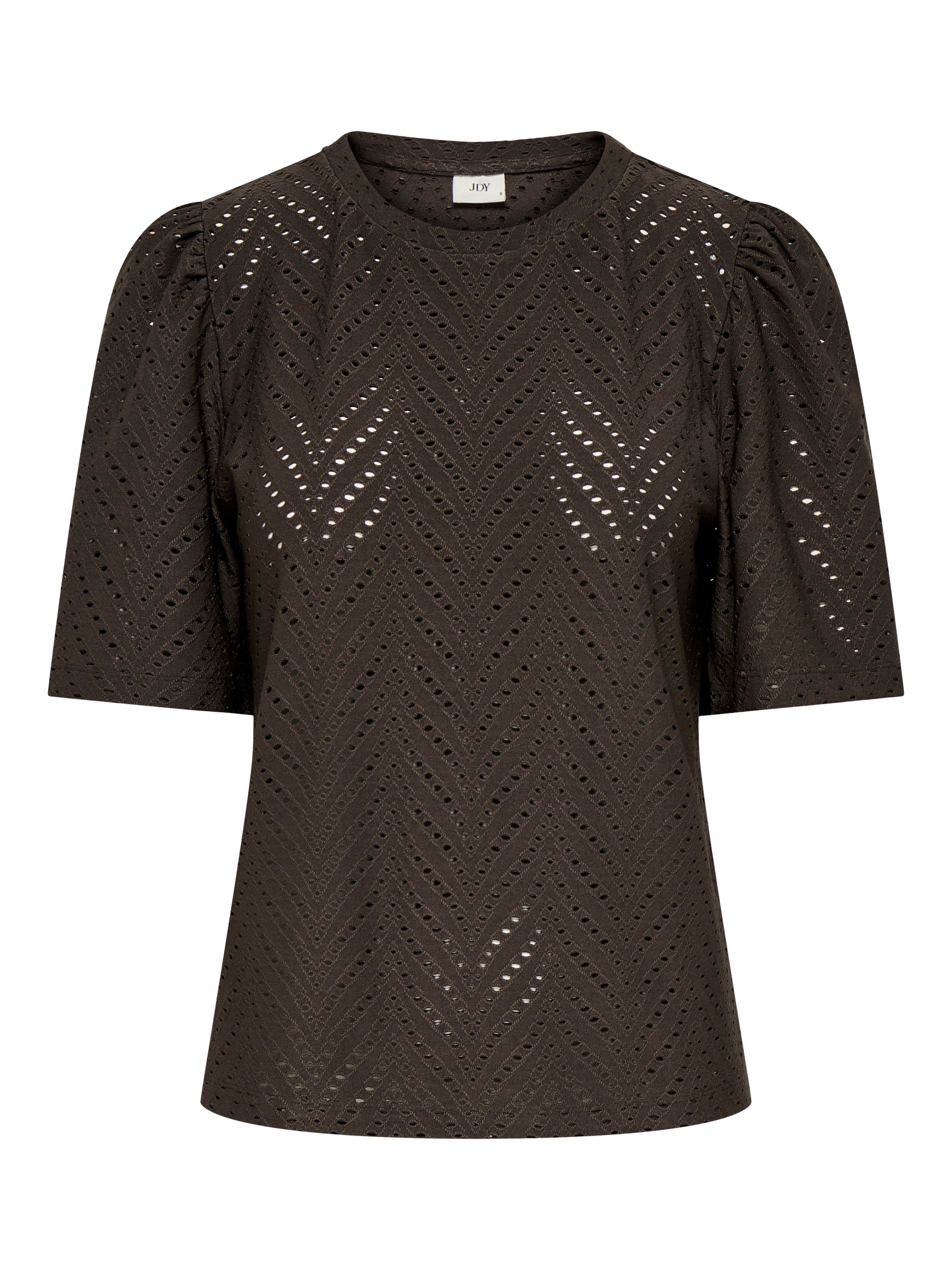 JDY Spitzenshirt »JDYCARLA CATHINKA S/S TOP JRS NOOS« Kunstfaser, regular fit