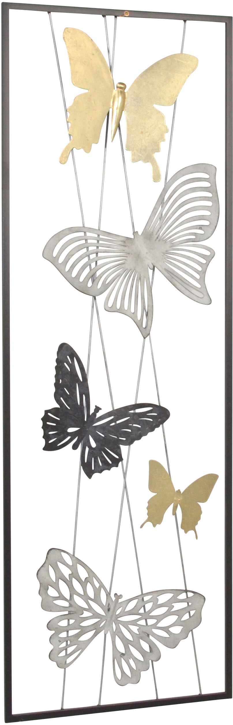 bequem Motiv HOFMANN Schmetterlinge MORE Wanddekoobjekt, LIVING Wanddekoration aus AND Metall, kaufen